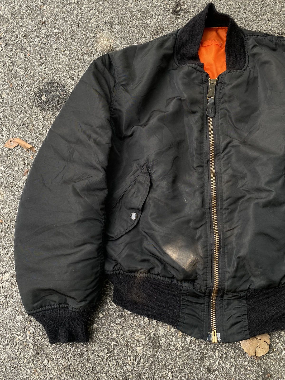 Vintage vintage 80s military jacket USAF MA-1 jacket Size US M / EU 48-50 / 2 - 5 Thumbnail