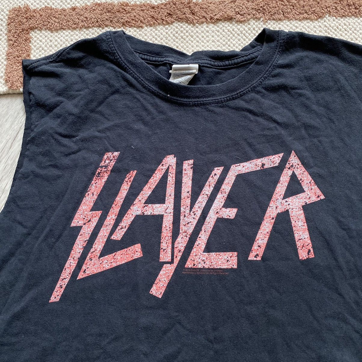 Band Tees SLAYER ROCK BAND 2013 LICENSED FADED TANK T SHIRT Size US M / EU 48-50 / 2 - 2 Thumbnail