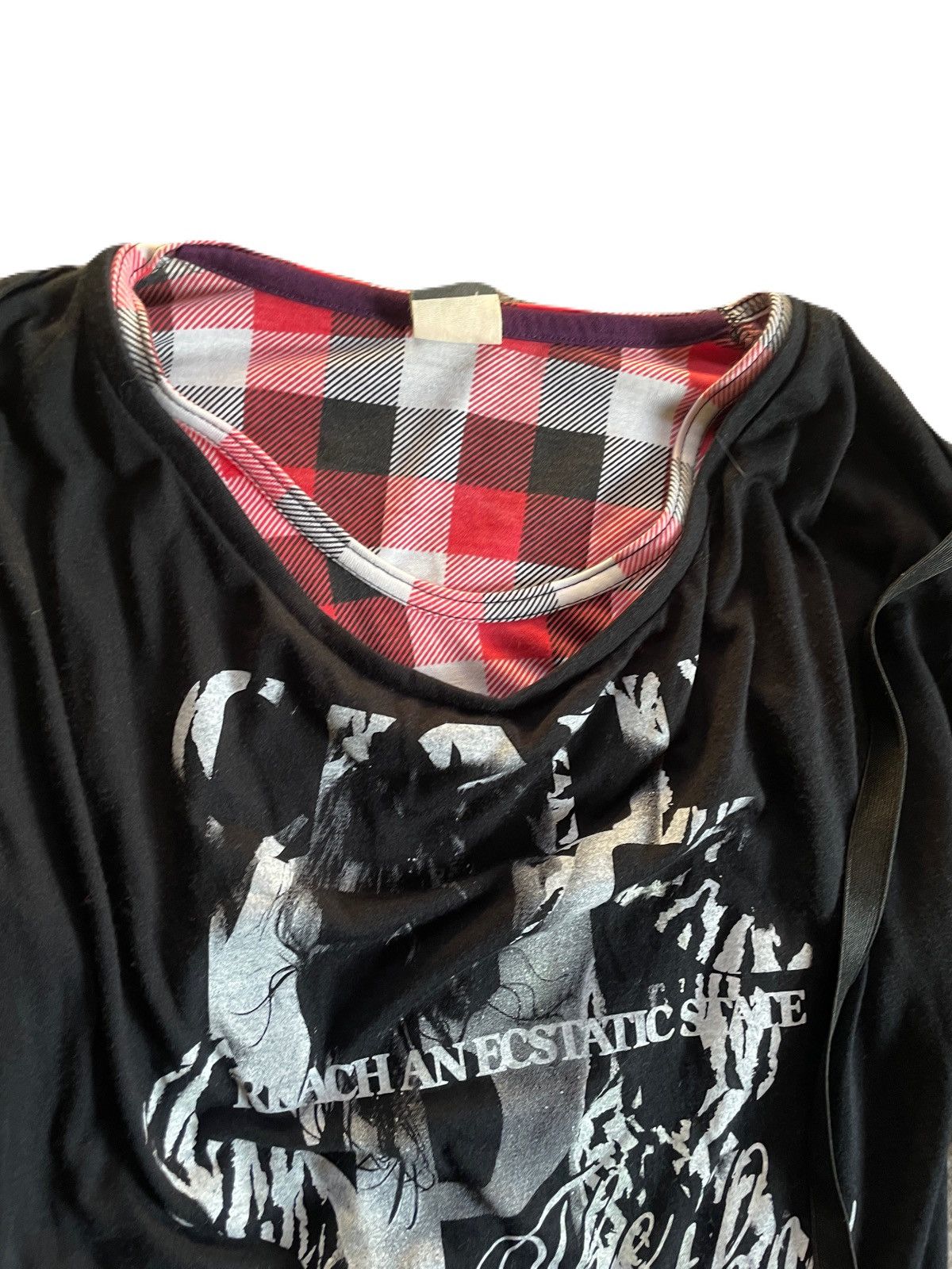 If Six Was Nine 2000s Japanese archive Layered Poem Bondage Long Sleeve Tee Size US S / EU 44-46 / 1 - 5 Thumbnail