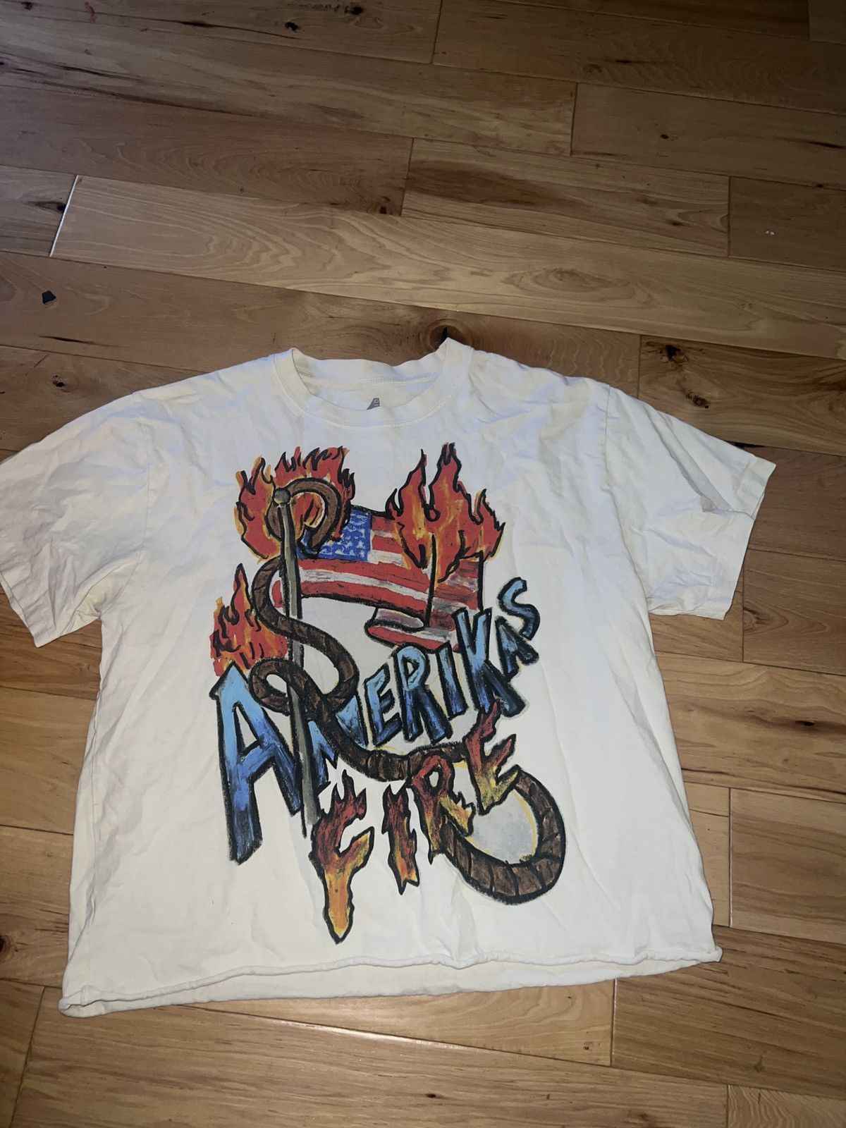 4HUNNID americas fire crop t shirt Size US L / EU 52-54 / 3 - 1 Thumbnail