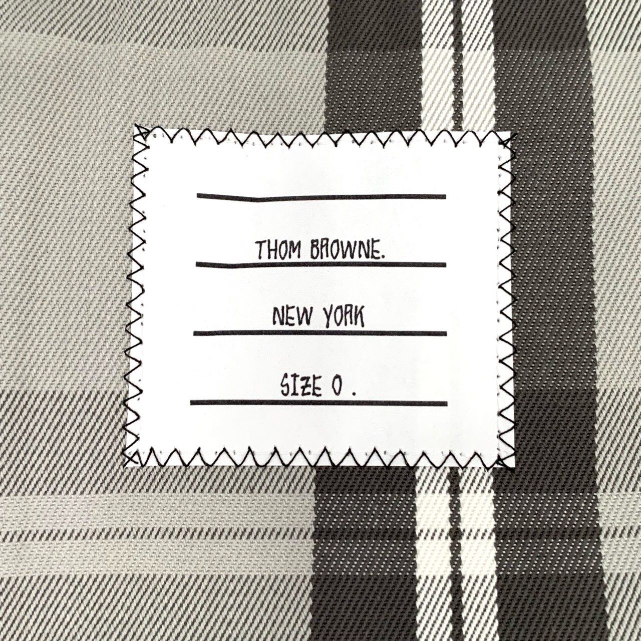Thom Browne Thom Browne Grey Checkered Lapel Blazer Size US XS / EU 42 / 0 - 4 Thumbnail
