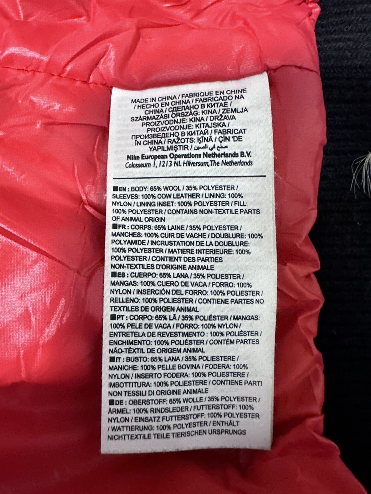 Nike Nike Destroyer Jacket – Thermore Wool Leather Bomber Size M Size US M / EU 48-50 / 2 - 9 Thumbnail