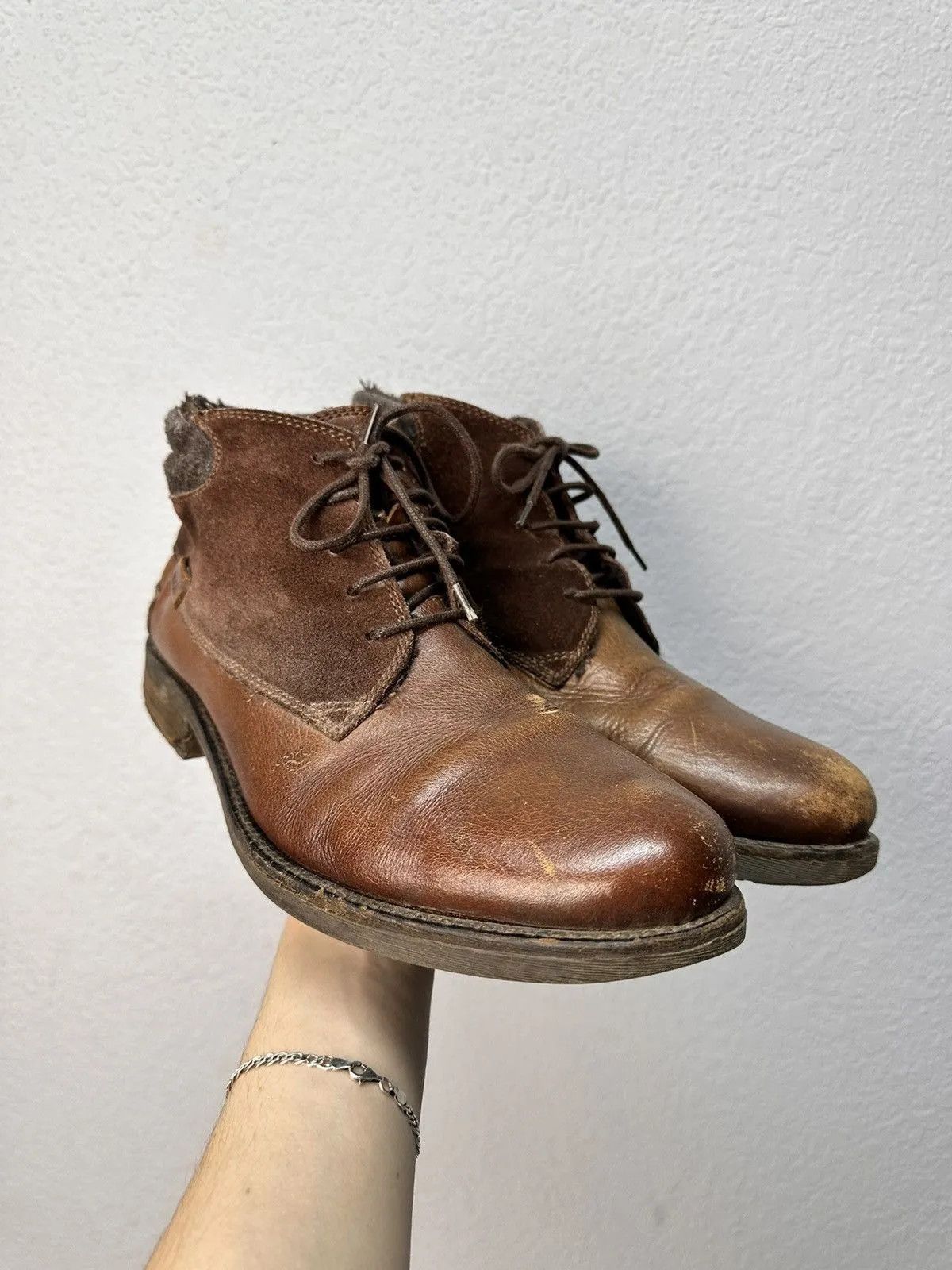 Ralph Lauren RALPH LAUREN AS 98 JAPAN RARE RRL LEATHER BOOTS WESTERN USA Size US 11 / EU 44 - 3 Thumbnail