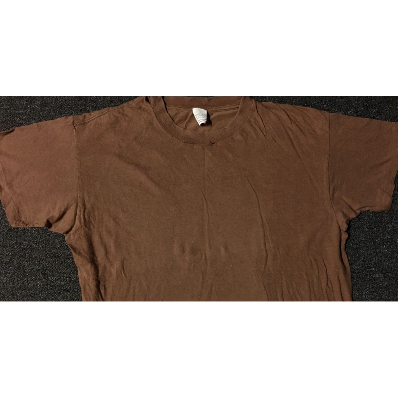 Vintage VINTAGE US Army PFU Distressed Shirt M Mens Brown 90s 80s College Grunge Military Graphic Tee Single Stitch Crew Neck Short Sleeve Size US M / EU 48-50 / 2 - 5 Thumbnail