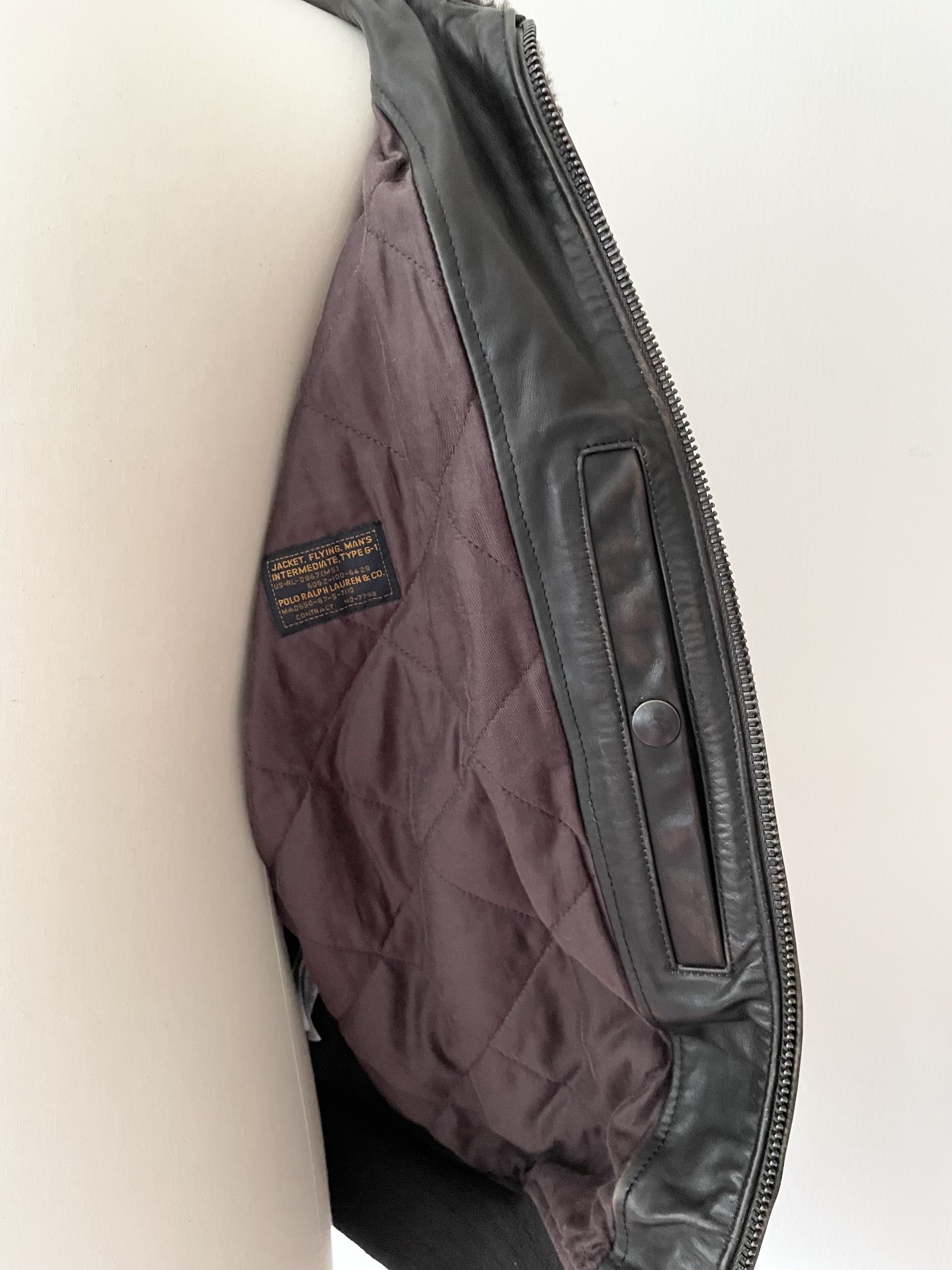Polo Ralph Lauren Polo Ralph Lauren US Navy G-1 Flight Jacket - Large Size US L / EU 52-54 / 3 - 8 Thumbnail