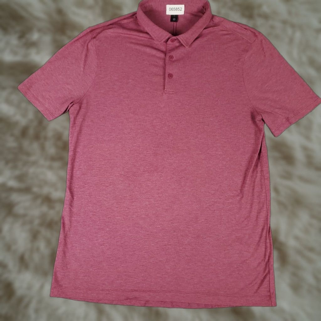 Lululemon Lululemon Polo Shirt Mens XL Red Merlot Stretch Golf Short Sleeve Shirt Polo Mens XL Red Merlot Stretch Golf Short Sleeve Size US XL / EU 56 / 4 - 1 Thumbnail