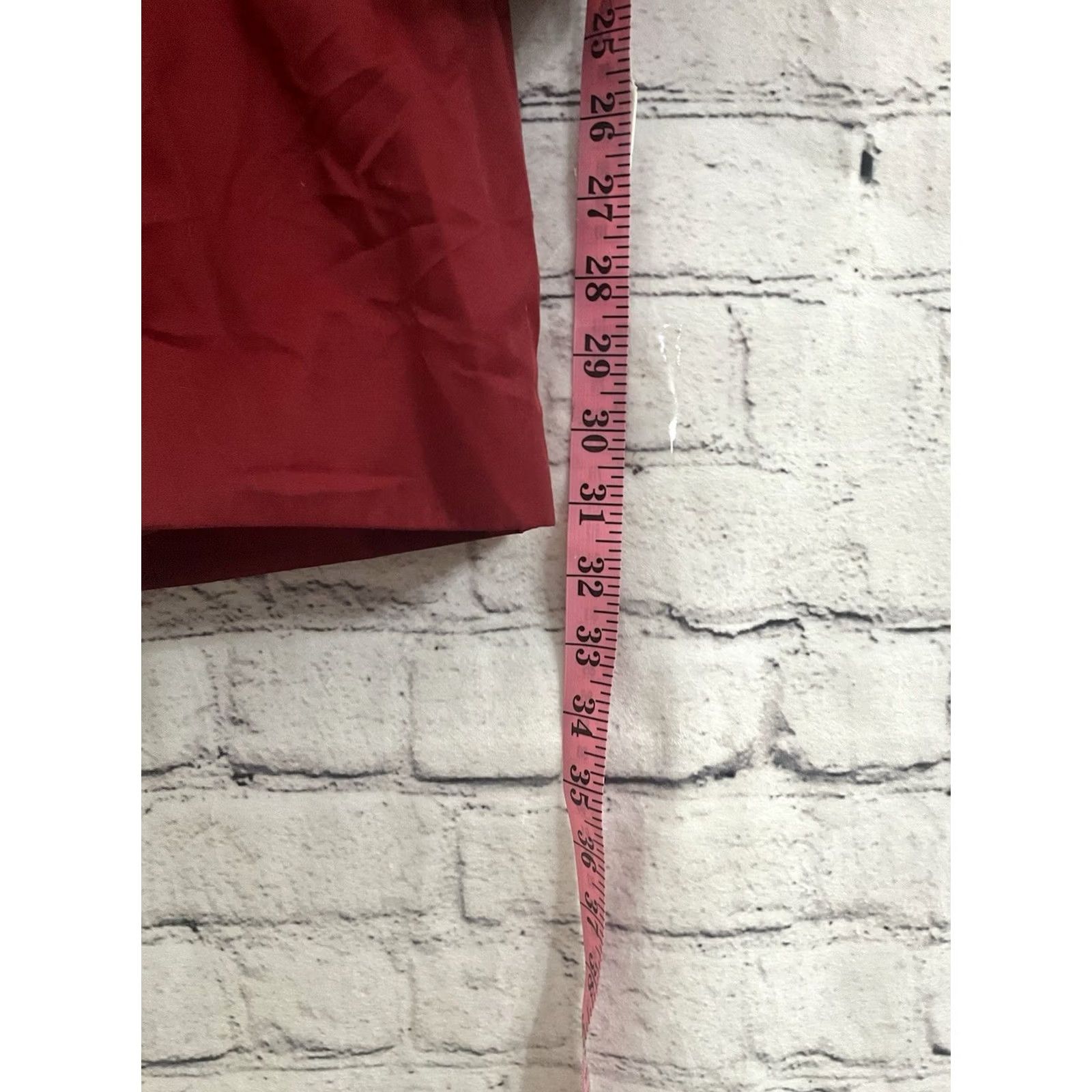 London Fog London Fog Trench Coat Ladies Small Red/Maroon Nylon? Polyester? (please ignore) Size S / US 4 / IT 40 - 3 Thumbnail
