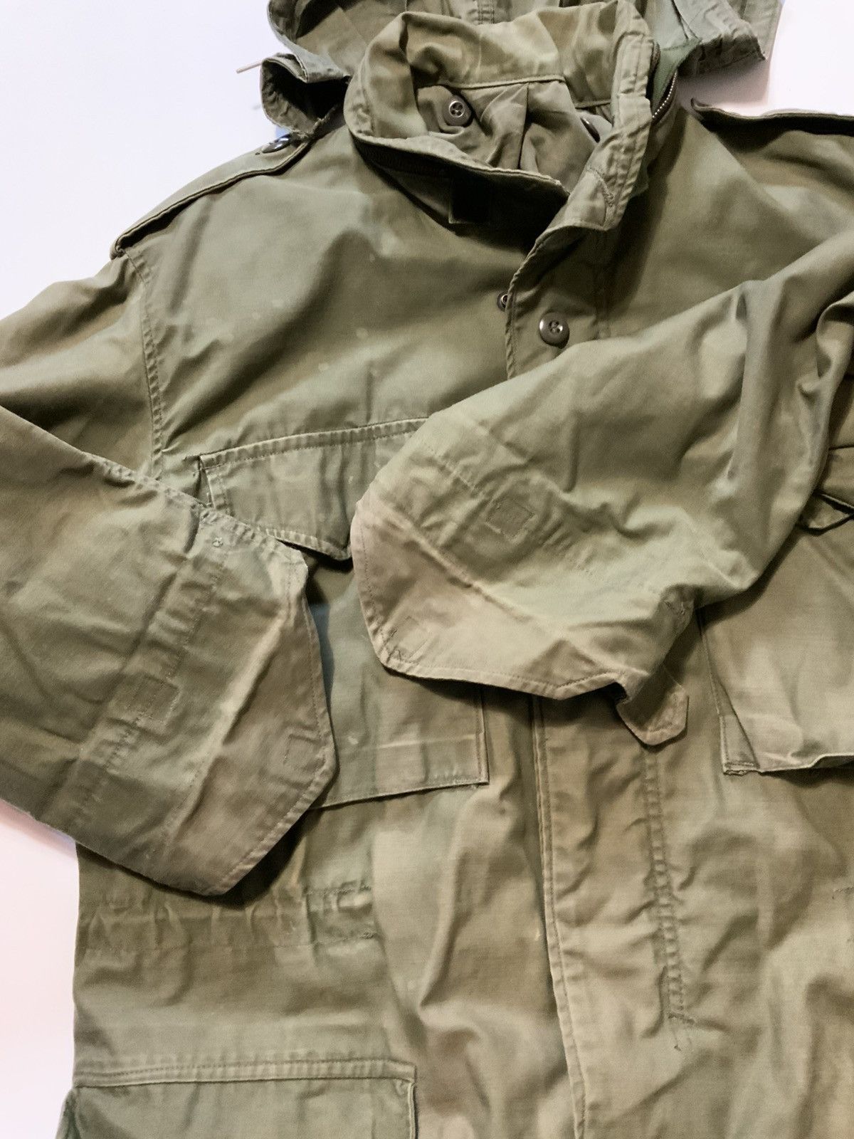 Vintage 70s Winfield M65 US Military Vietnam War Era Field Jacket Size US M / EU 48-50 / 2 - 7 Thumbnail