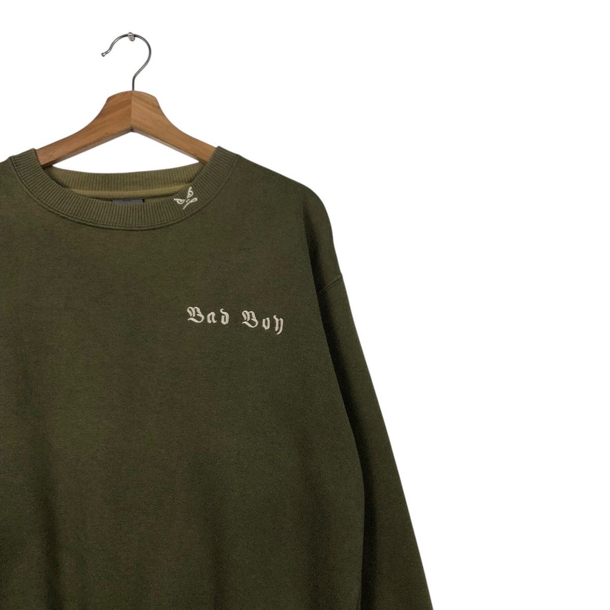 Japanese Brand 90s Bad Boy California Sweat Fade Olive Green Essential Size US M / EU 48-50 / 2 - 5 Thumbnail