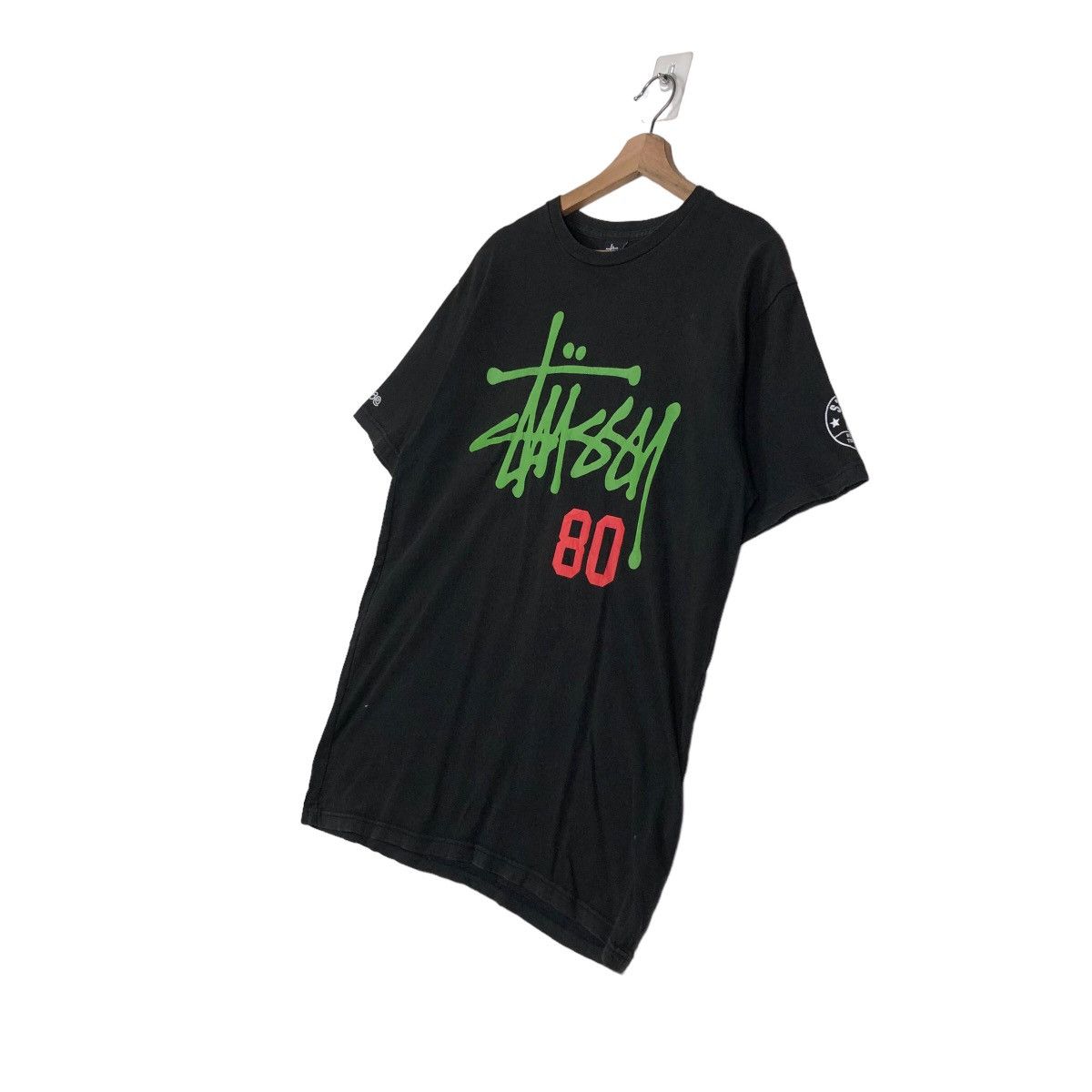 Stussy 🔥Stussy 80 Local Color IKBKB T-Shirt Big Logo Spell Out Size US L / EU 52-54 / 3 - 2 Thumbnail