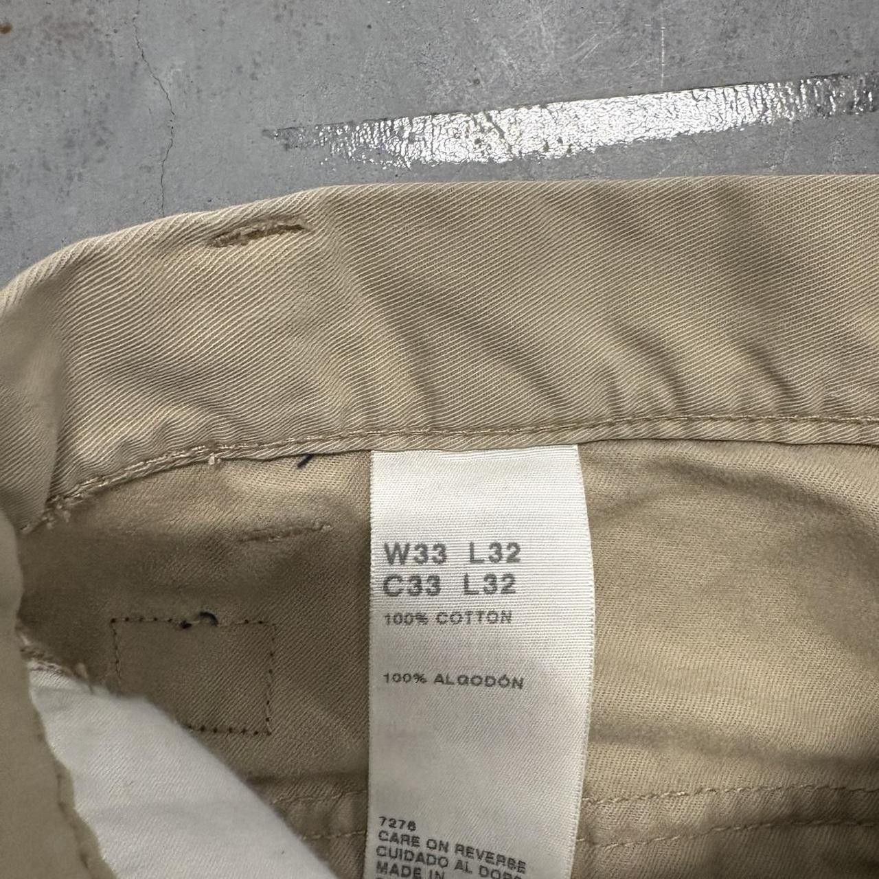 Vintage Crazy Vintage Y2K/2000s Baggy Khaki Tan Cargo Pants! Size US 33 - 8 Thumbnail