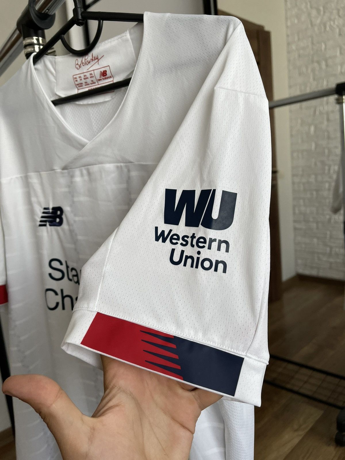 New Balance 2019/2020 New Balance Liverpool Soccer Jersey T-Shirt Tee Size US XXL / EU 58 / 5 - 6 Thumbnail