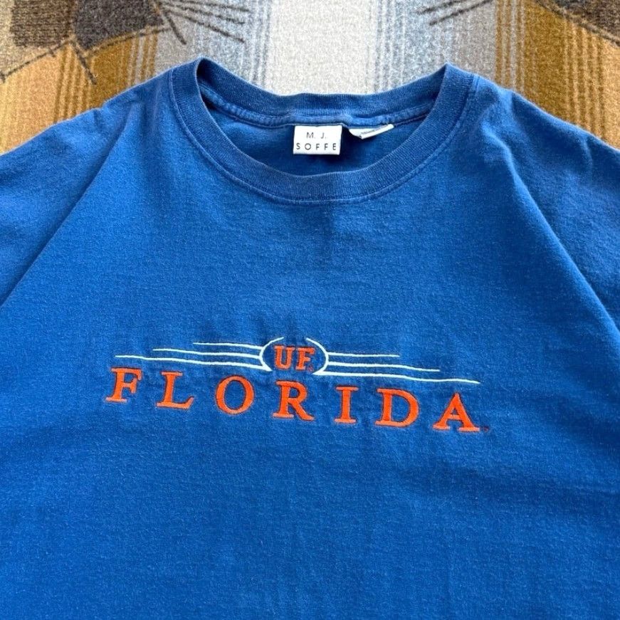 Vintage VINTAGE University Of Florida Gators Embroidered T-Shirt XL Men Blue 90s College Sports Short Sleeve Made In USA Size US XL / EU 56 / 4 - 2 Thumbnail
