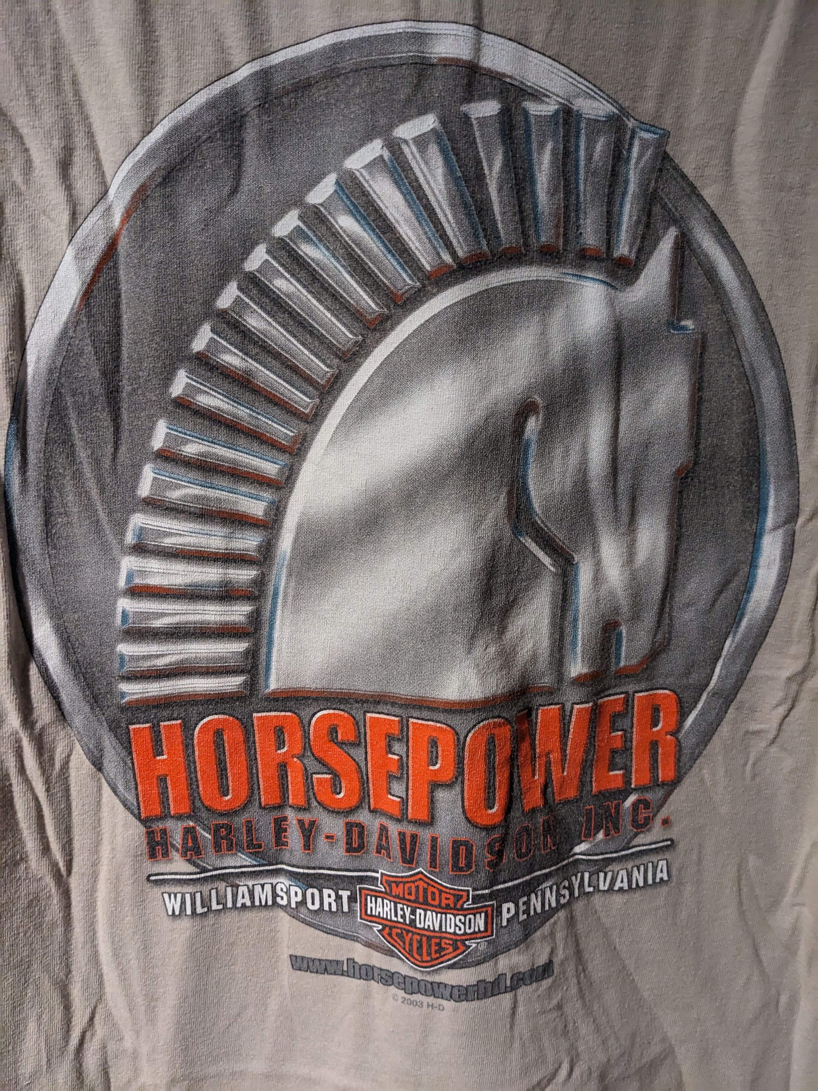 Harley Davidson × Vintage Vintage 2006 Harley Davidson Motorcycle Pin Up Girl T-Shirt Size US XXL / EU 58 / 5 - 2 Thumbnail