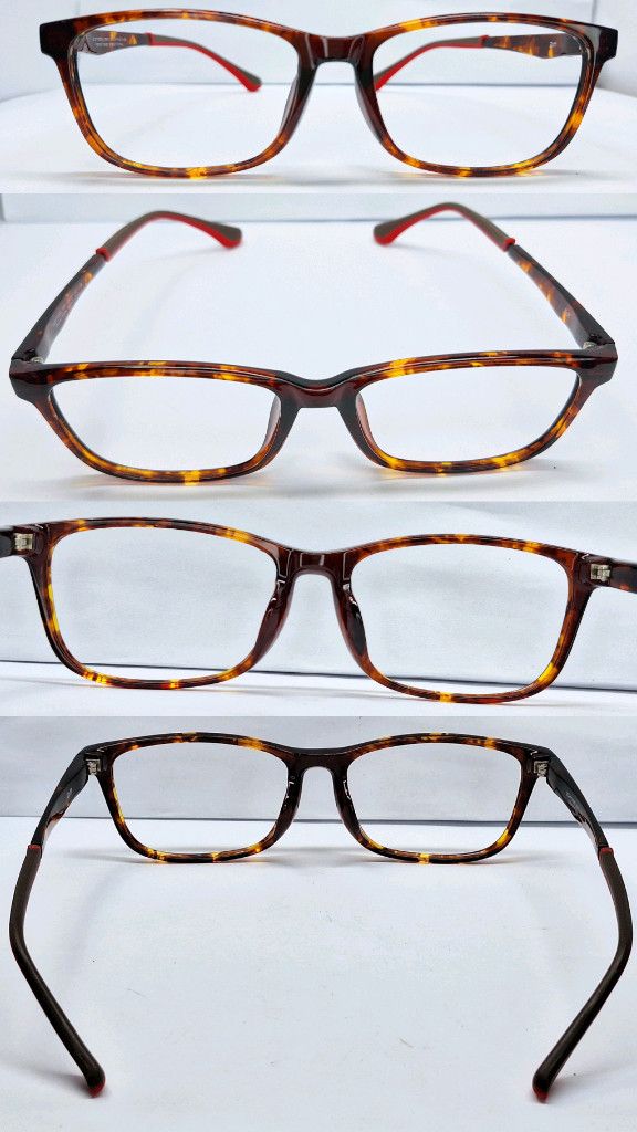 Other Zoff ZC211003D French Plastic Glasses Red Leopard Tortoise Size ONE SIZE - 3 Thumbnail