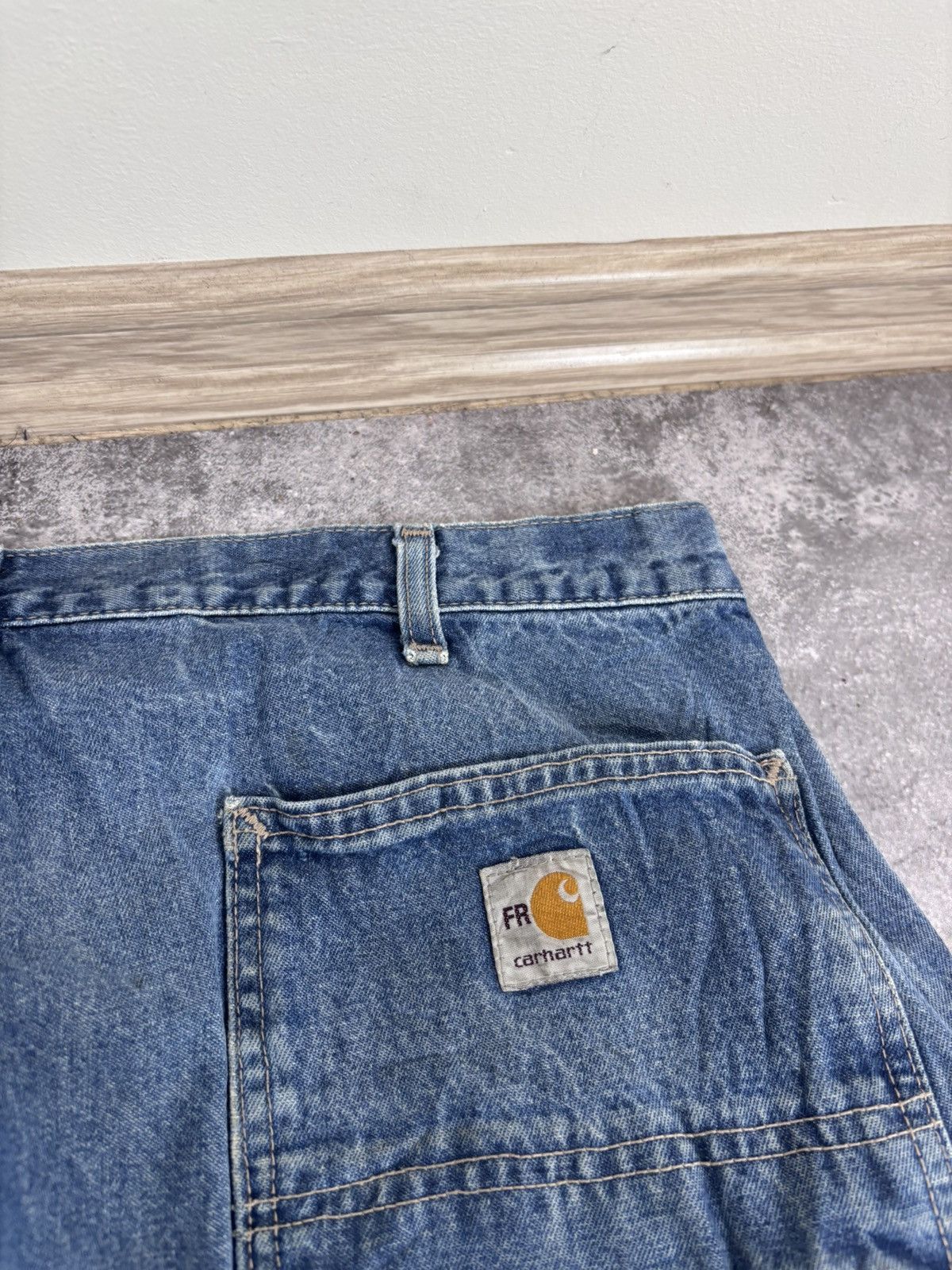 Carhartt Carhartt FR Flame Resistant Men’s Denim Jeans Size US 38 / EU 54 - 7 Thumbnail