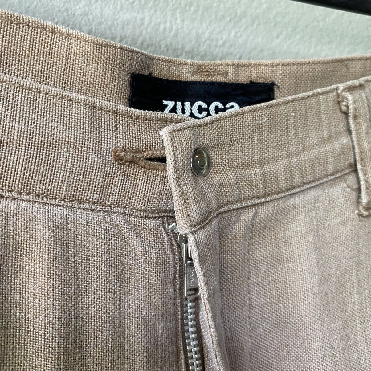 Zucca ZUCCA Khaki Straight-Leg Cargo Pants Size US 33 - 5 Thumbnail