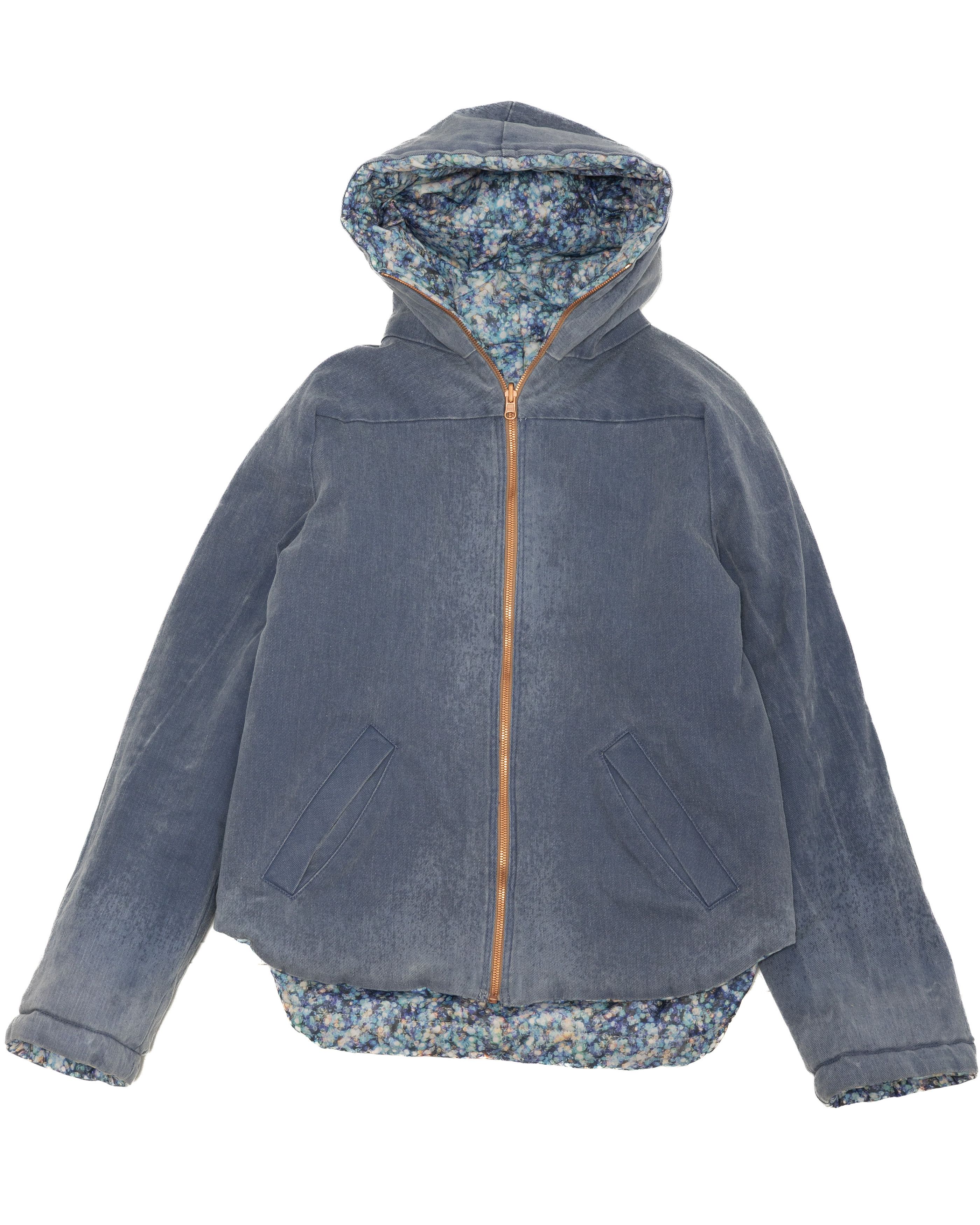 Julian Zigerli JULIAN ZIGERLI FW 2015 Reversible Denim / Nylon Jacket Size US M / EU 48-50 / 2 - 1 Thumbnail