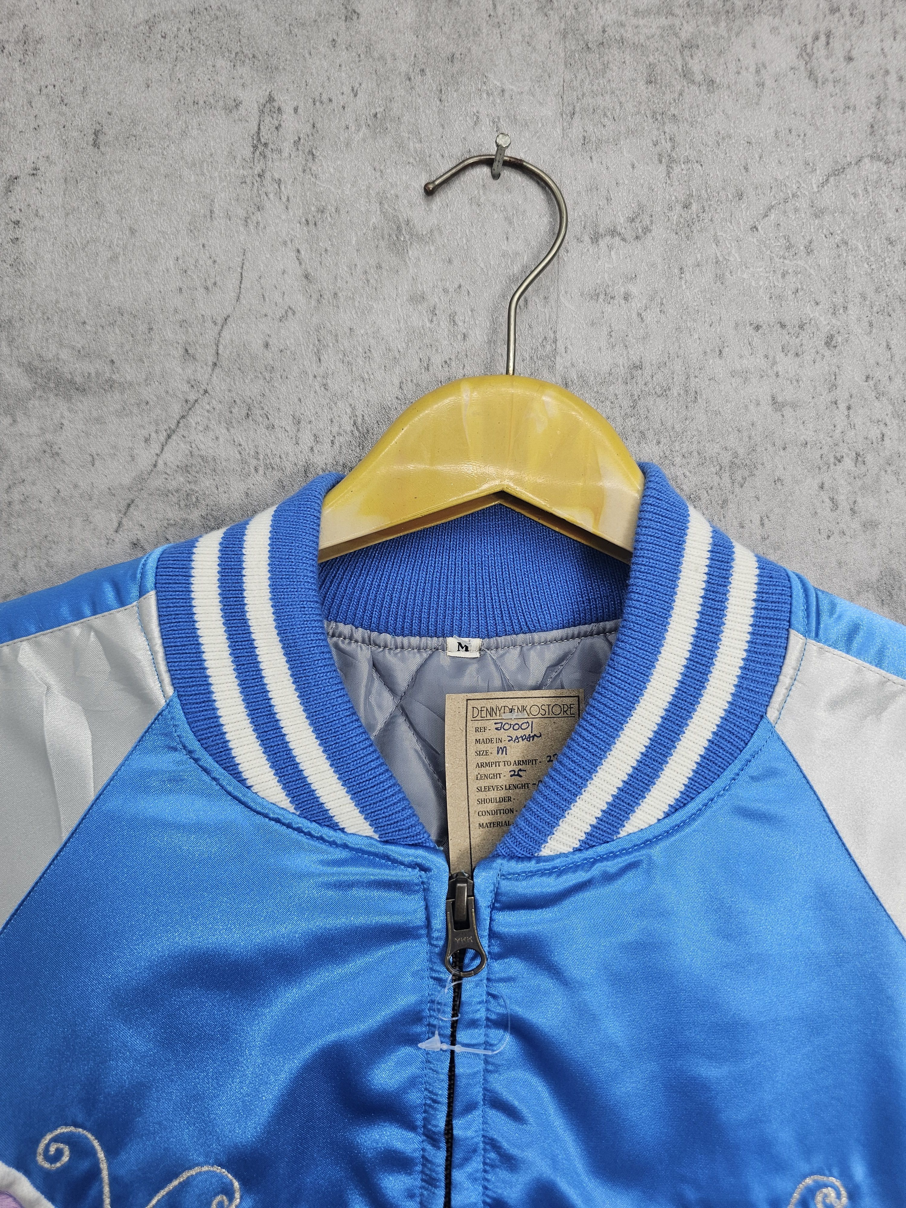 Other Sukajan Yokosuka Butterfly Embroider Varsity Jacket J0001 Size US M / EU 48-50 / 2 - 7 Thumbnail