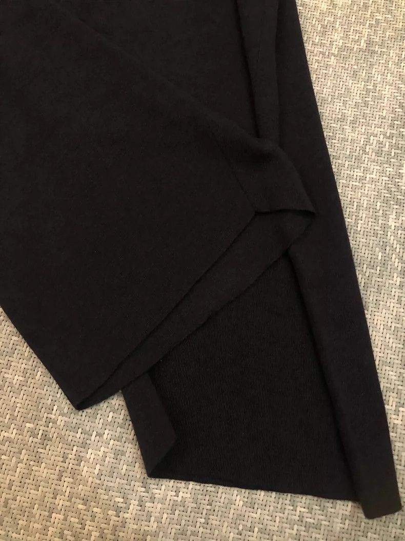 Issey Miyake Issey Miyake Black knitted irregular pants Size 25" / US 0 / IT 36 - 4 Thumbnail