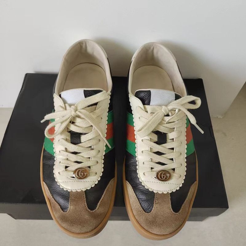 Gucci Gucci G74 Color-Block Casual Sneakers - Size US 8 / EU 41 - 2 Thumbnail