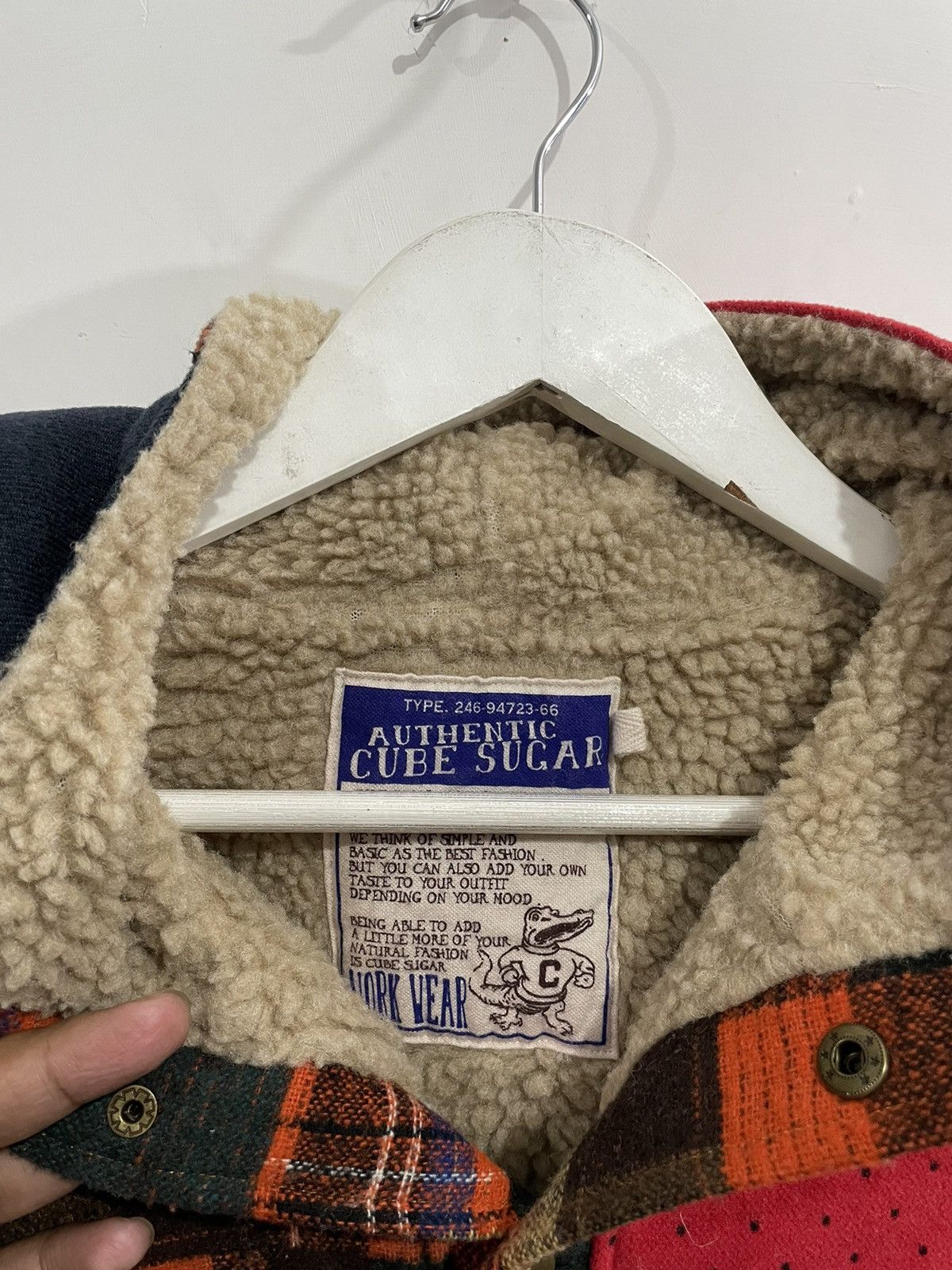 Kapital 2000s cube sugar patchwork wool Jacket Kapital style Size US M / EU 48-50 / 2 - 5 Thumbnail