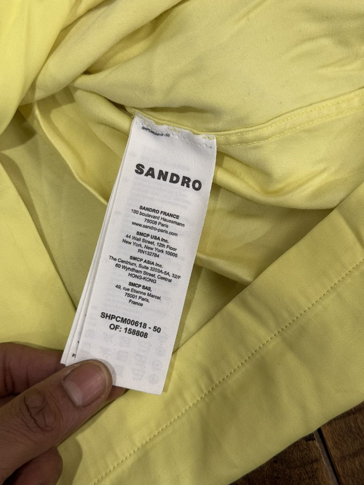 Designer × Sandro Sandro button up short sleeve shirt Size US S / EU 44-46 / 1 - 4 Thumbnail