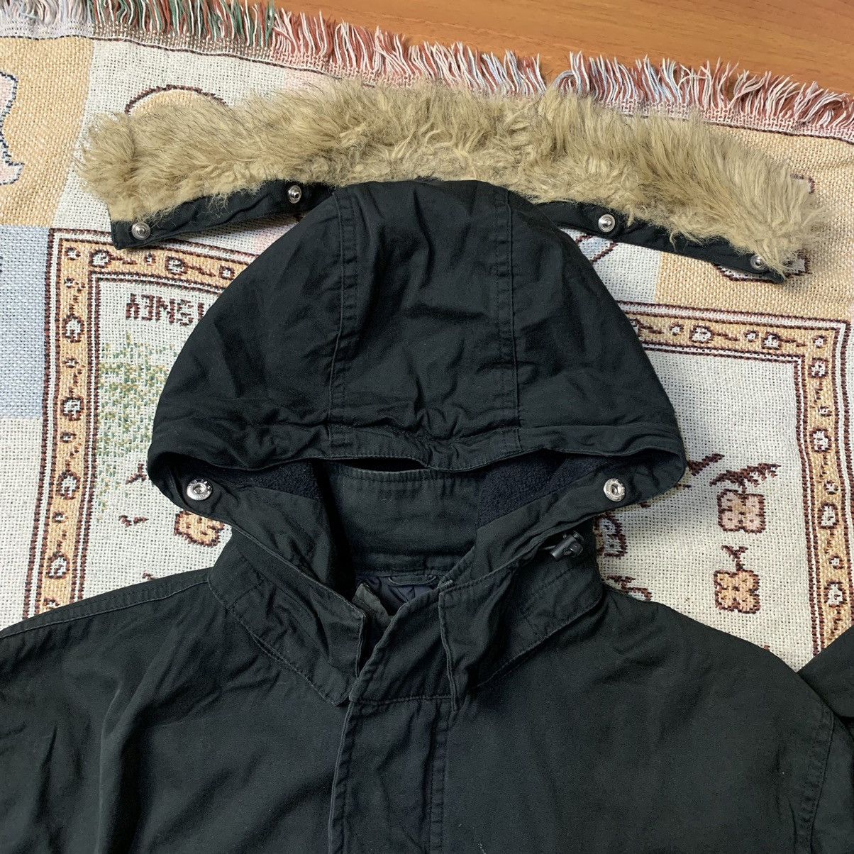 Stussy Stussy quilted lined thermolite fur hood parka jacket Size US L / EU 52-54 / 3 - 10 Thumbnail
