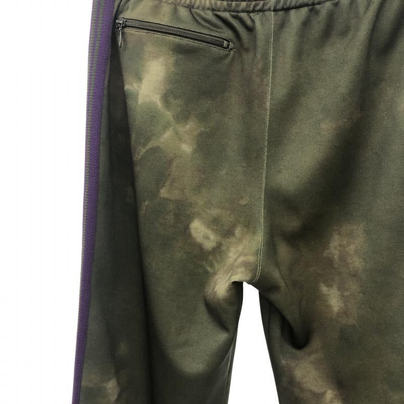 Needles Sweat Pants Dyed Zip Pocket Logo Polyester Khaki Size US 35 - 5 Thumbnail
