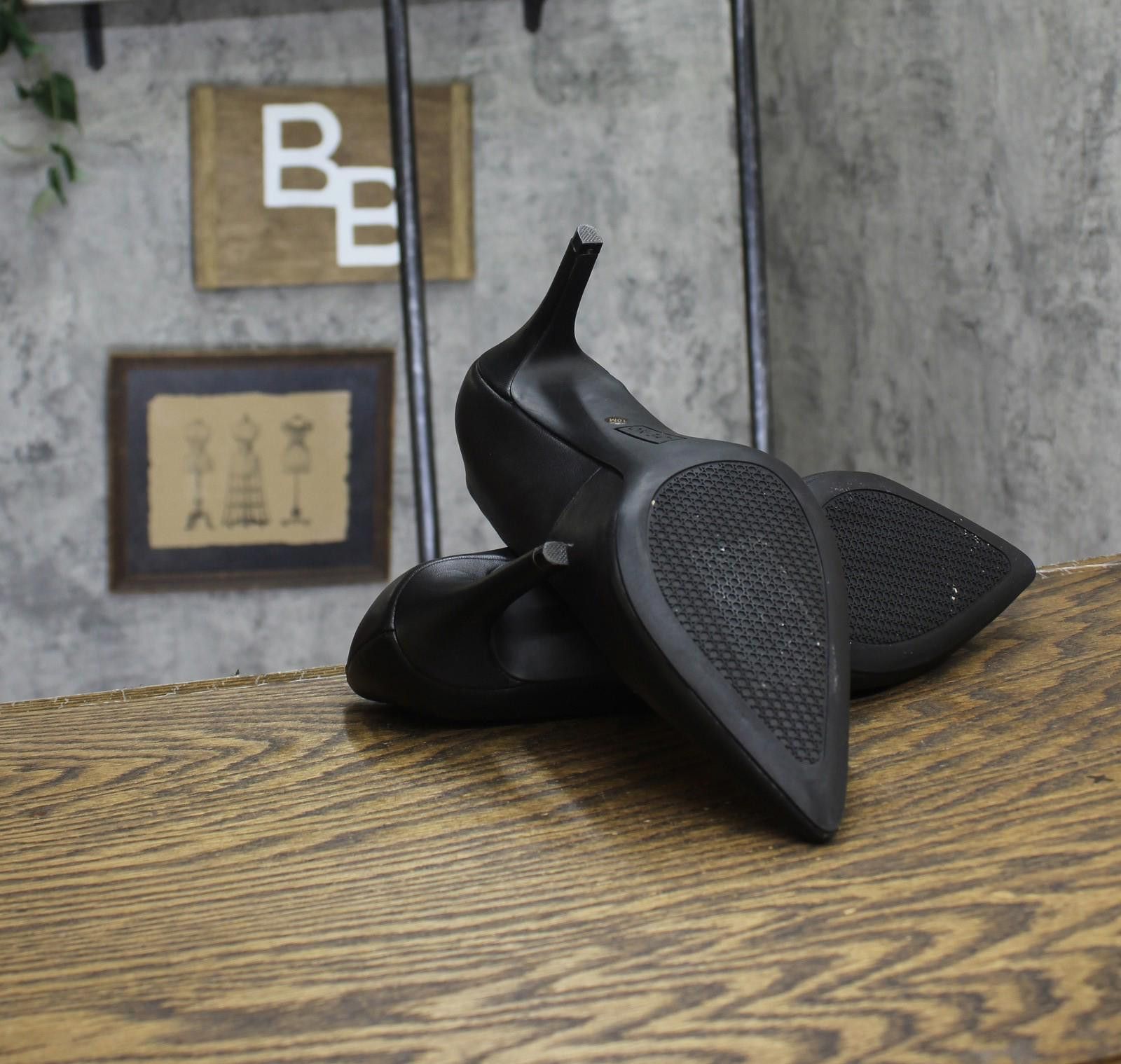 Other On 34th Jeules Slip On Pumps 10018690100 Black Leather 10m Size US 10 / IT 40 - 5 Thumbnail