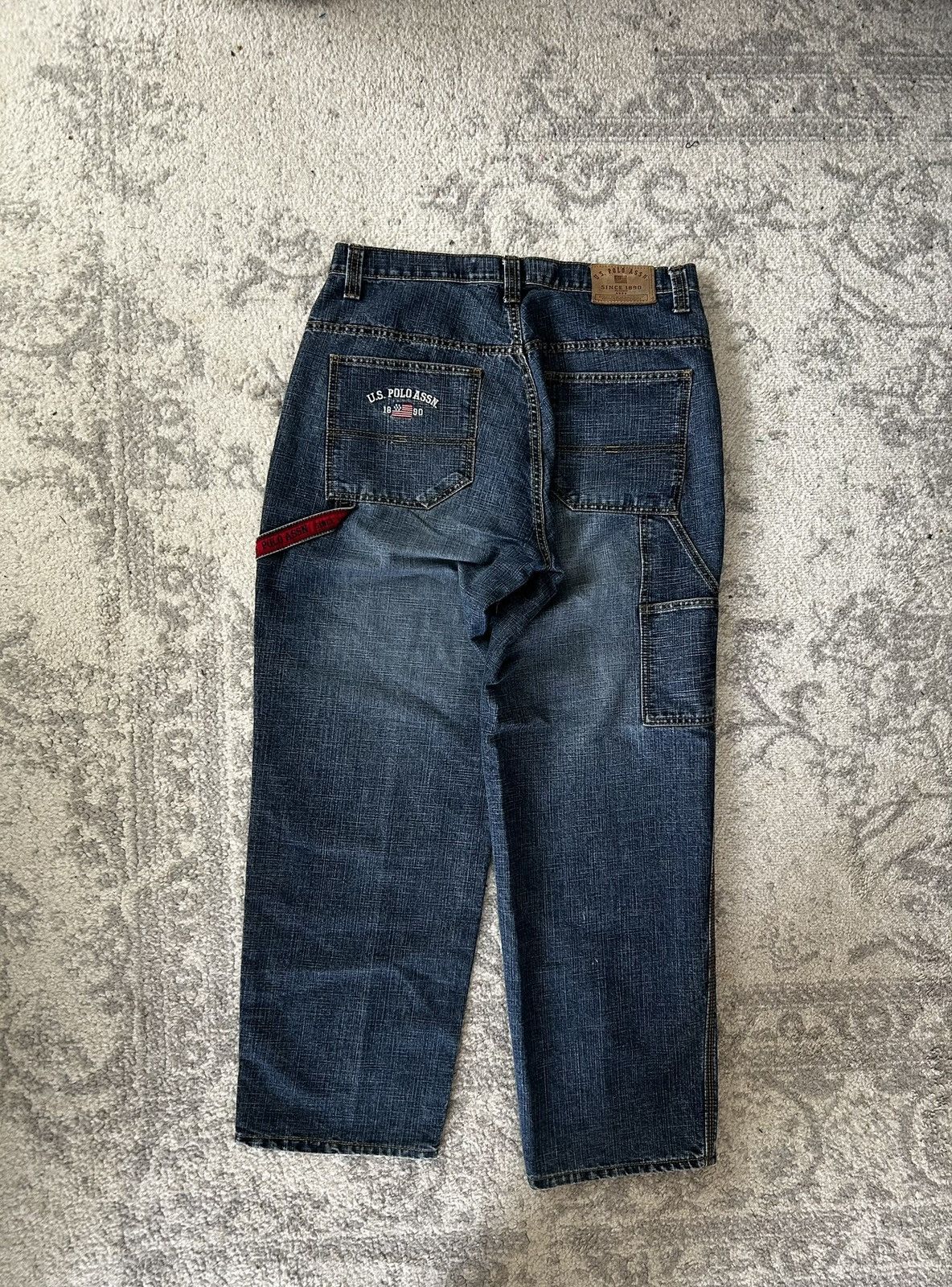 U.S. Polo Assn. Vintage U.S. Polo Assn Carpenter Jeans Size US 34 / EU 50 - 1 Thumbnail