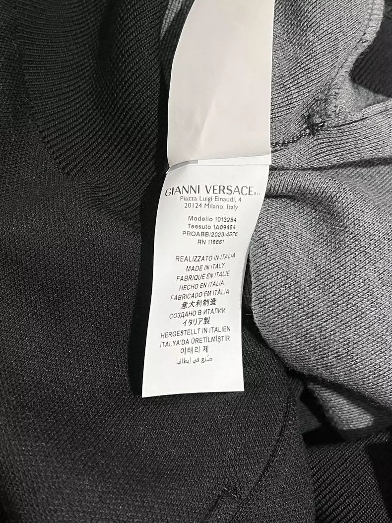 Versace Versace Color-blocked hooded knitted cardigan Size US L / EU 52-54 / 3 - 8 Thumbnail
