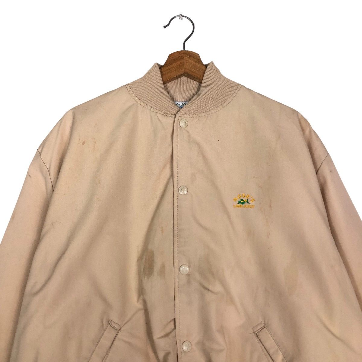 Japanese Brand 🔥 90’s Vtg Bomber Jacket Palm Beach Sports Big Logo Size US XXL / EU 58 / 5 - 3 Thumbnail