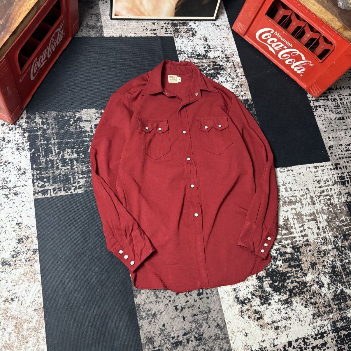LVC Levis Western Wear Button Up Shirt Size US M / EU 48-50 / 2 - 2 Thumbnail
