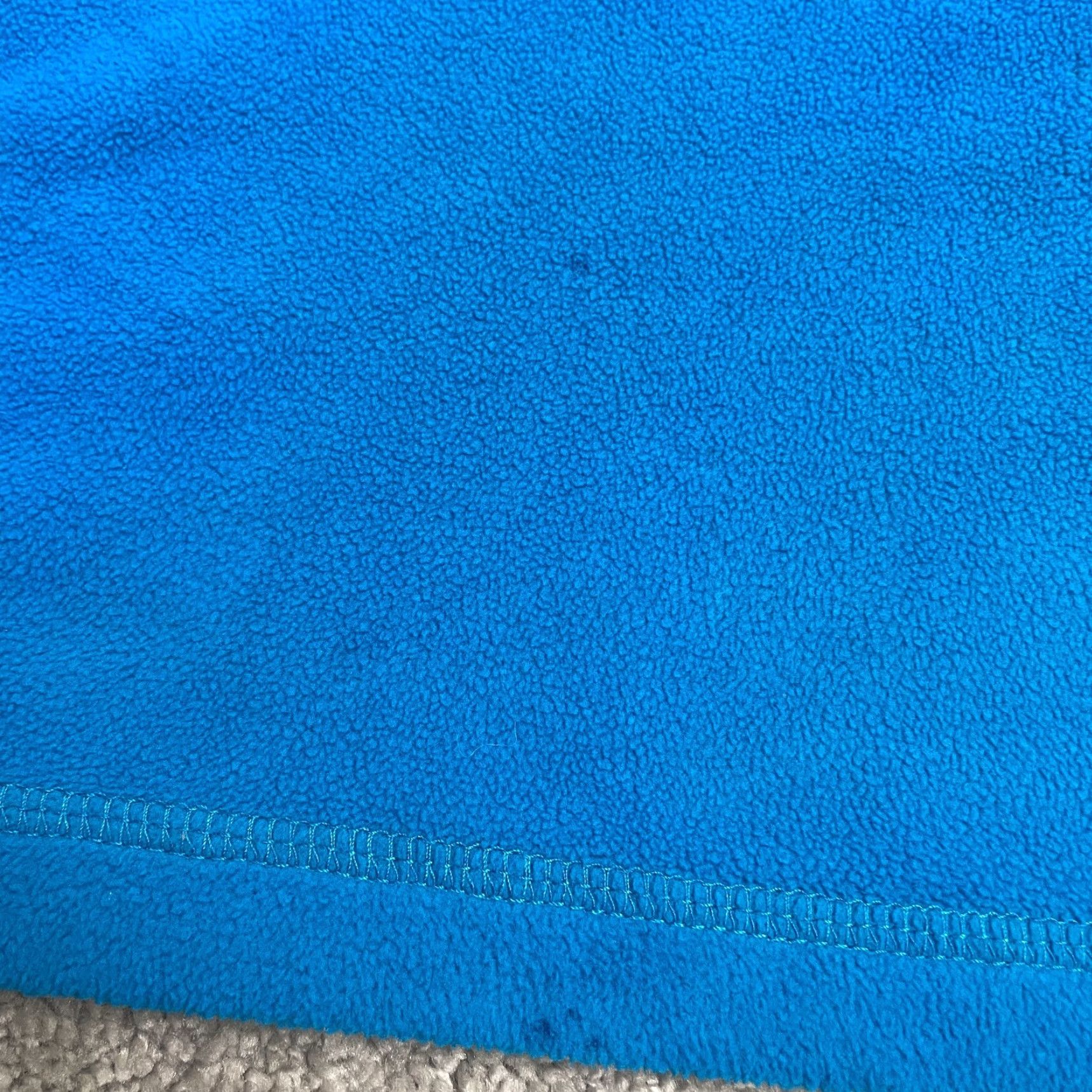 Vintage Columbia Jacket Womens Large Blue 1/4 Zip Fleece Glacial III Indoor Outdoor Lightweight Regular Coat Size L / US 10 / IT 46 - 6 Thumbnail