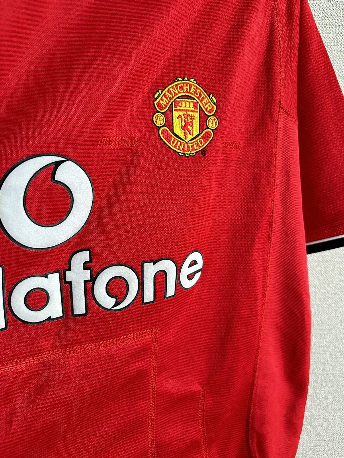 Umbro 2000/02 Umbro Manchester United Distressed Soccer Jersey Size US L / EU 52-54 / 3 - 7 Thumbnail