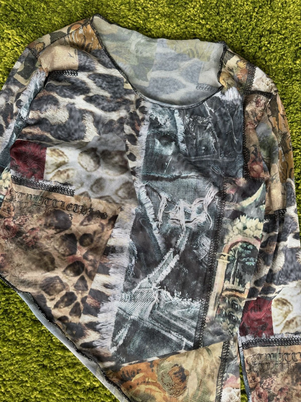 Vintage Y2K vintage mesh opium Gaultier style longsleeve Size M / US 6-8 / IT 42-44 - 2 Thumbnail