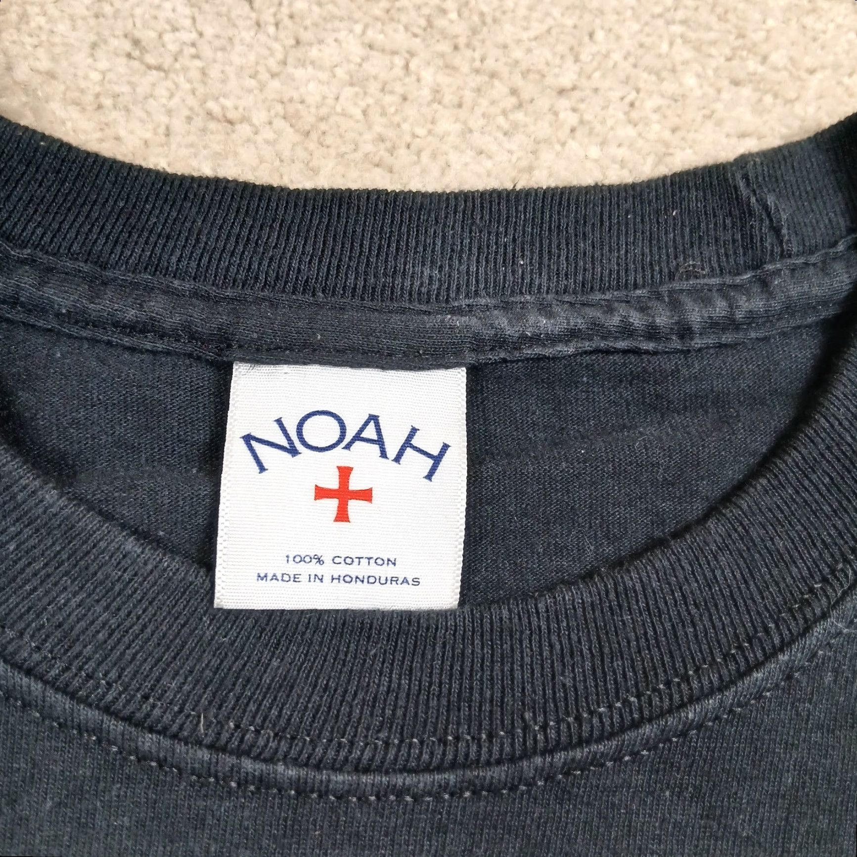 Noah Noah NYC T Shirt Mens Medium Black Long Sleeve Spellout Size US M / EU 48-50 / 2 - 4 Thumbnail