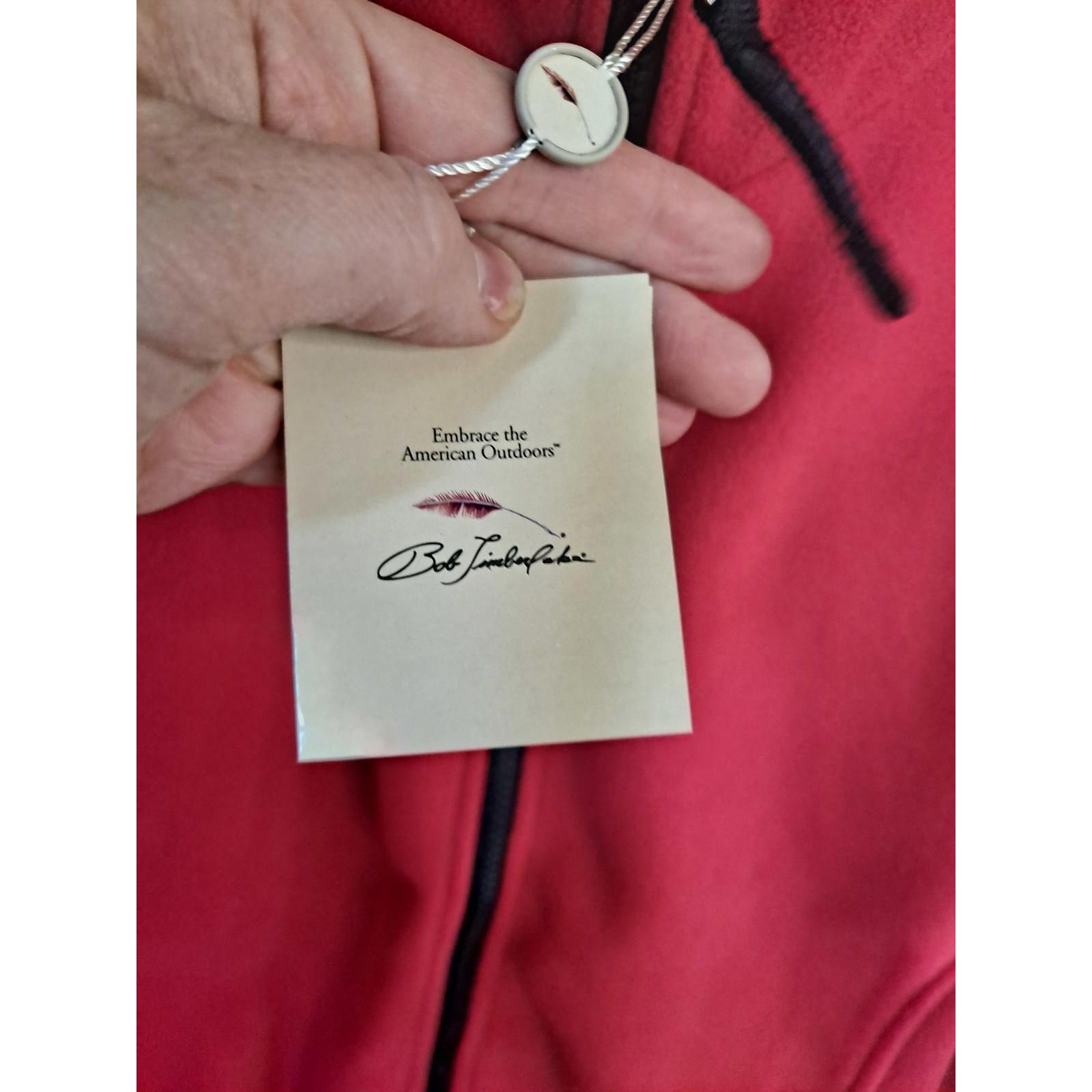 Other New Bob Timberlake Red Full Zipper Fleece Vest Size Large [D Size US L / EU 52-54 / 3 - 2 Thumbnail