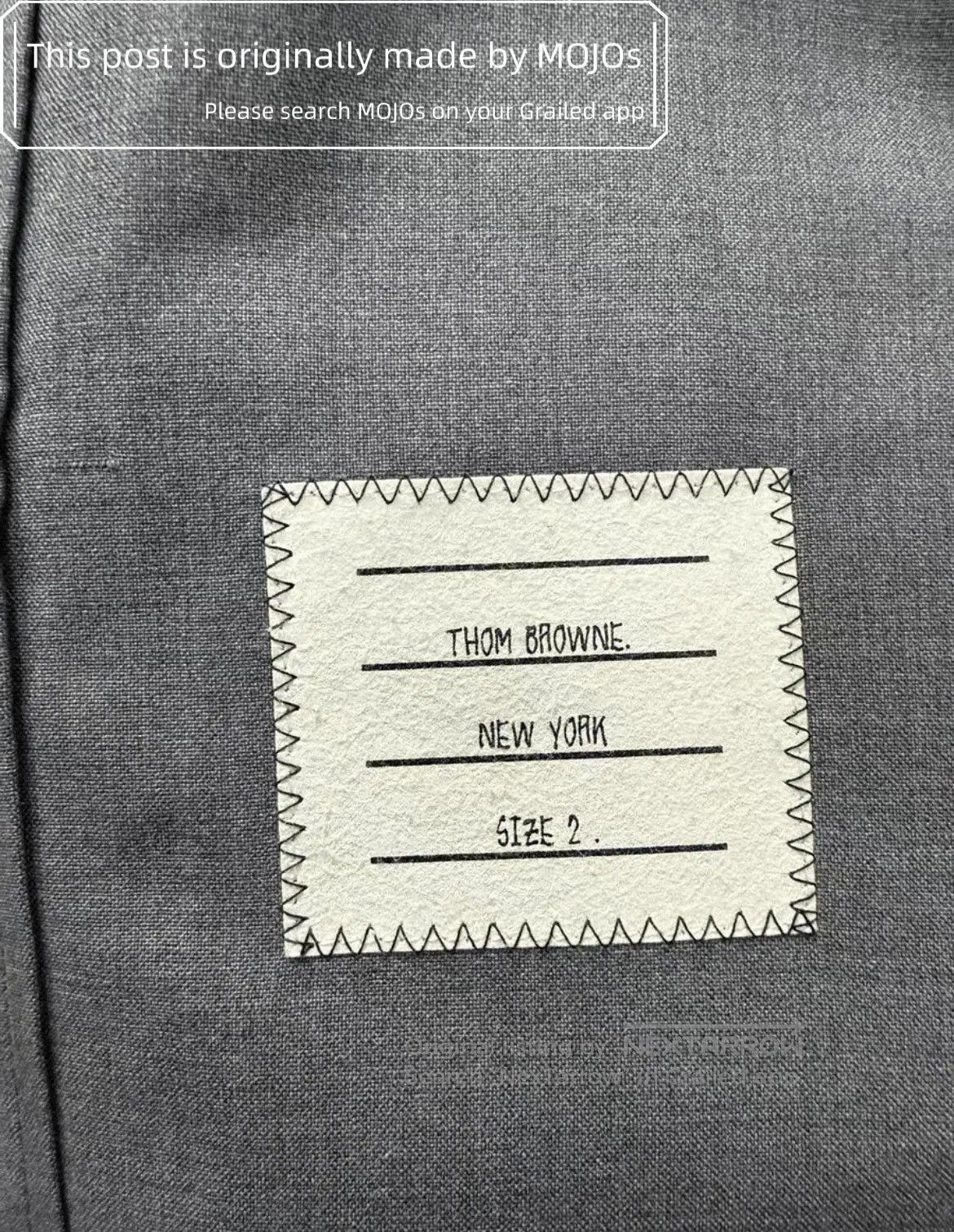 Thom Browne Sz 2 Thom Browne Four Stripe Gray Shirt Jacket. Size US M / EU 48-50 / 2 - 3 Thumbnail