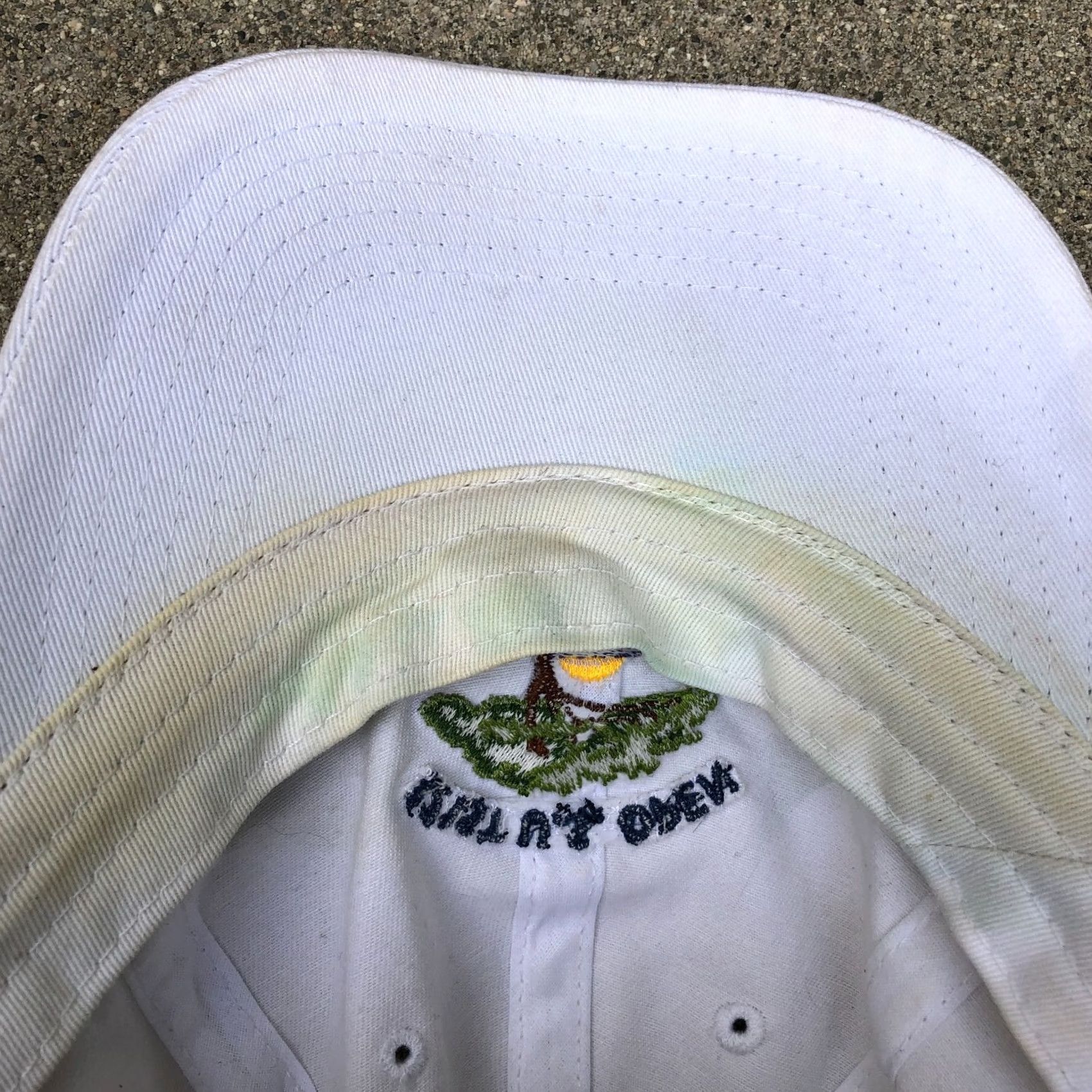 Imperial IMPERIAL 121ST US Open Torrey Pines Hat Men's USA America Cap White Adjustable Baseball Cap Men One Size Cotton Front USA Flag Decade 2000s 90s Size ONE SIZE - 6 Thumbnail