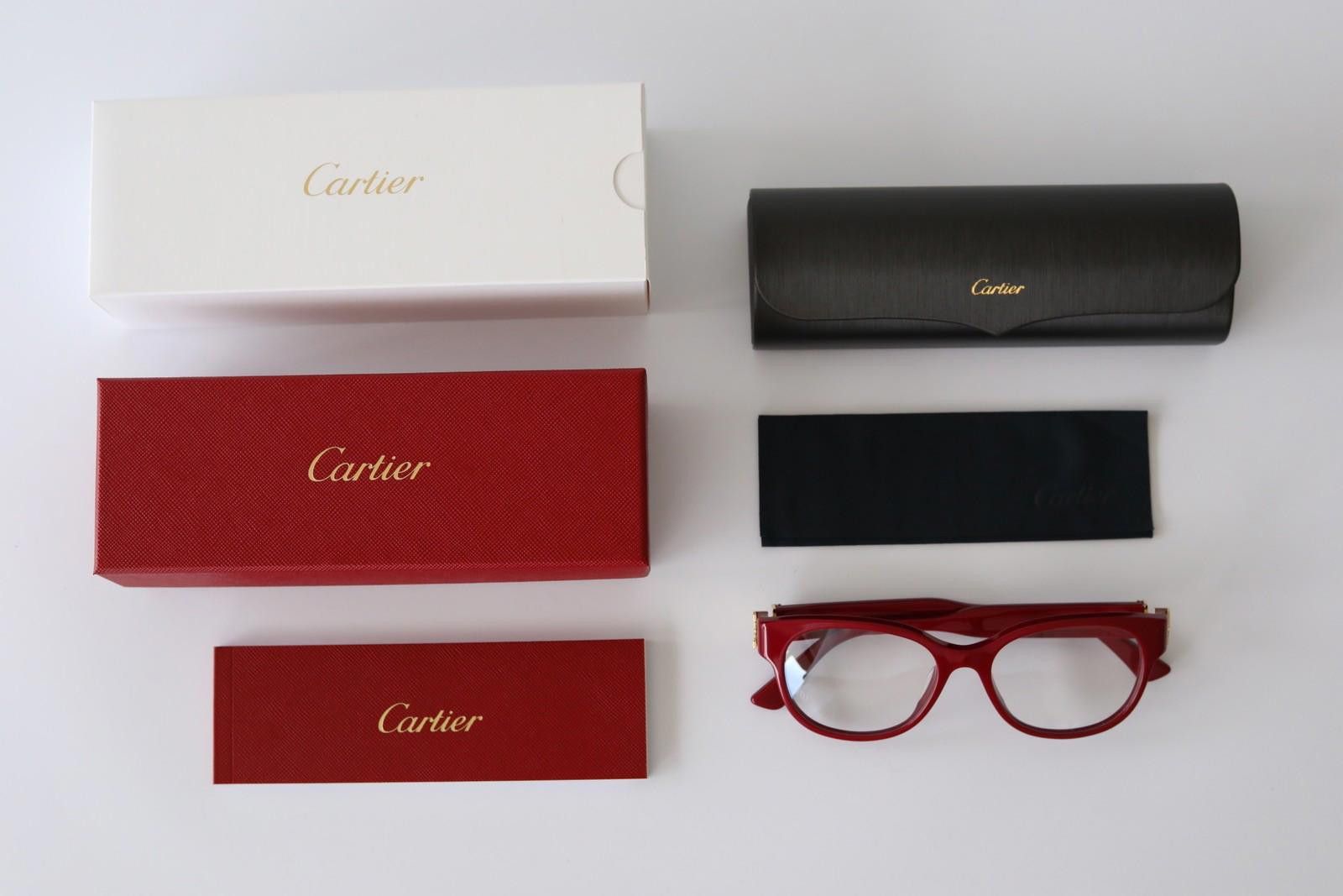 Cartier New Cartier eyewear optical eyeglasses CT0452OA 004 red Size ONE SIZE - 3 Thumbnail
