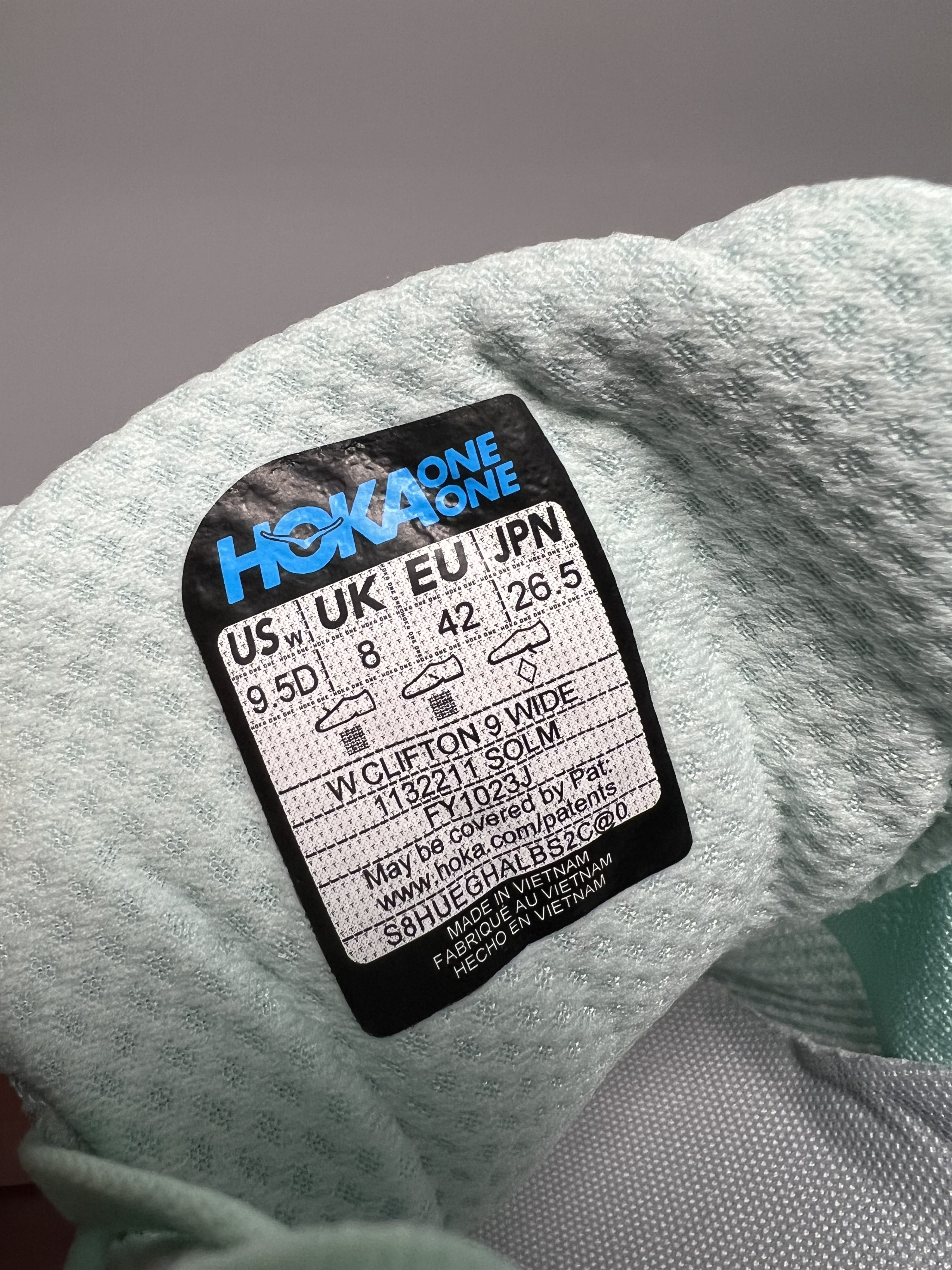 Hoka 9.5D Hoka One One Clifton 9 Wide Running Shoes Walking Gym Size US 9.5 / IT 39.5 - 17 Thumbnail