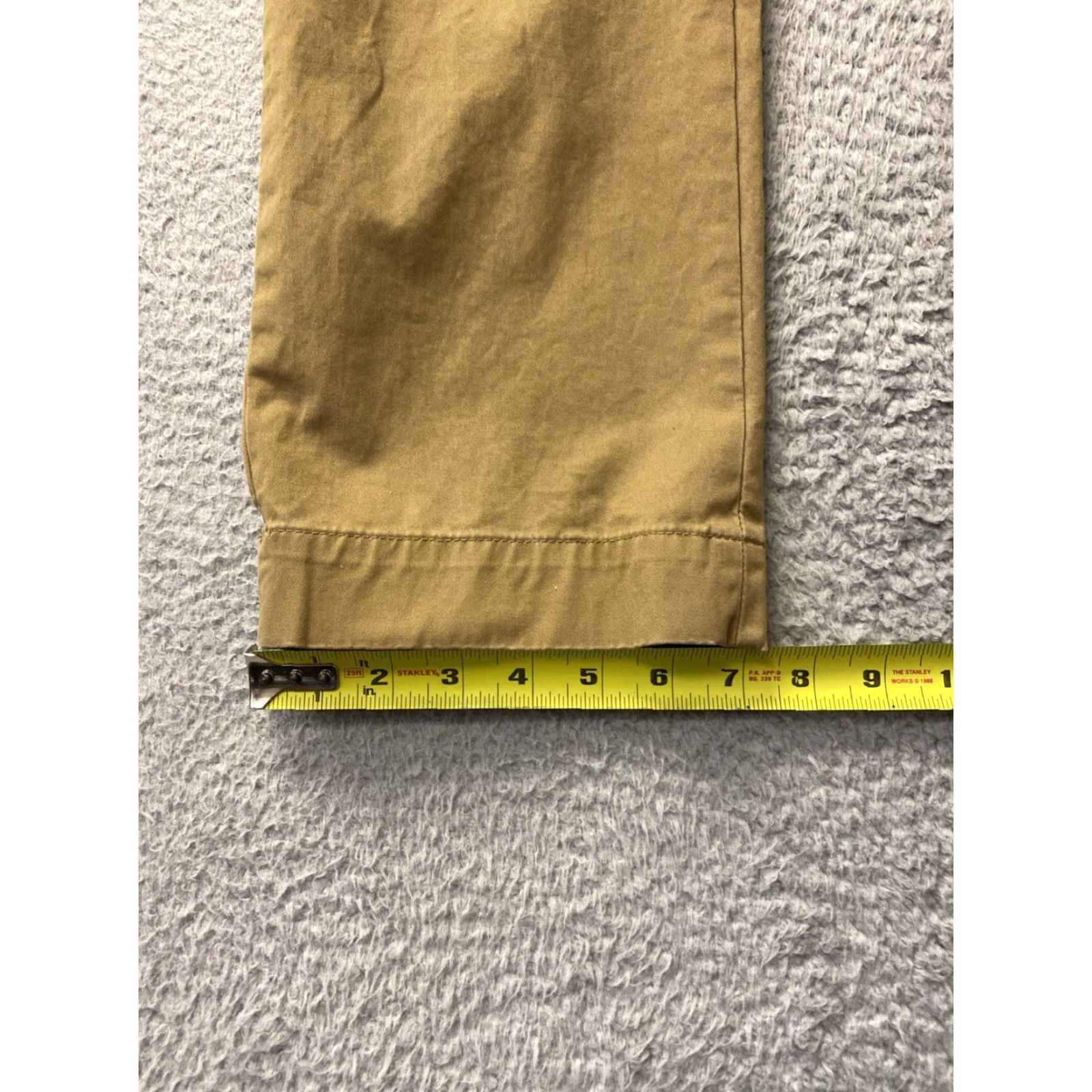 Polo Ralph Lauren Polo Ralph Lauren Mens Pants GOLDEN TAN Chino 34x32 Regular Straight Pocket Button Zip Size US S / EU 44-46 / 1 - 6 Thumbnail