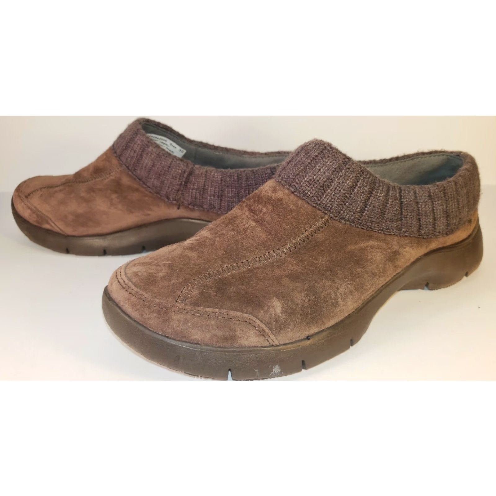 Dansko Dansko Clogs Women Brown 8.5M 39EU Suede Comfort Sweater Collar Casual Shoes Size M / US 6-8 / IT 42-44 - 4 Thumbnail