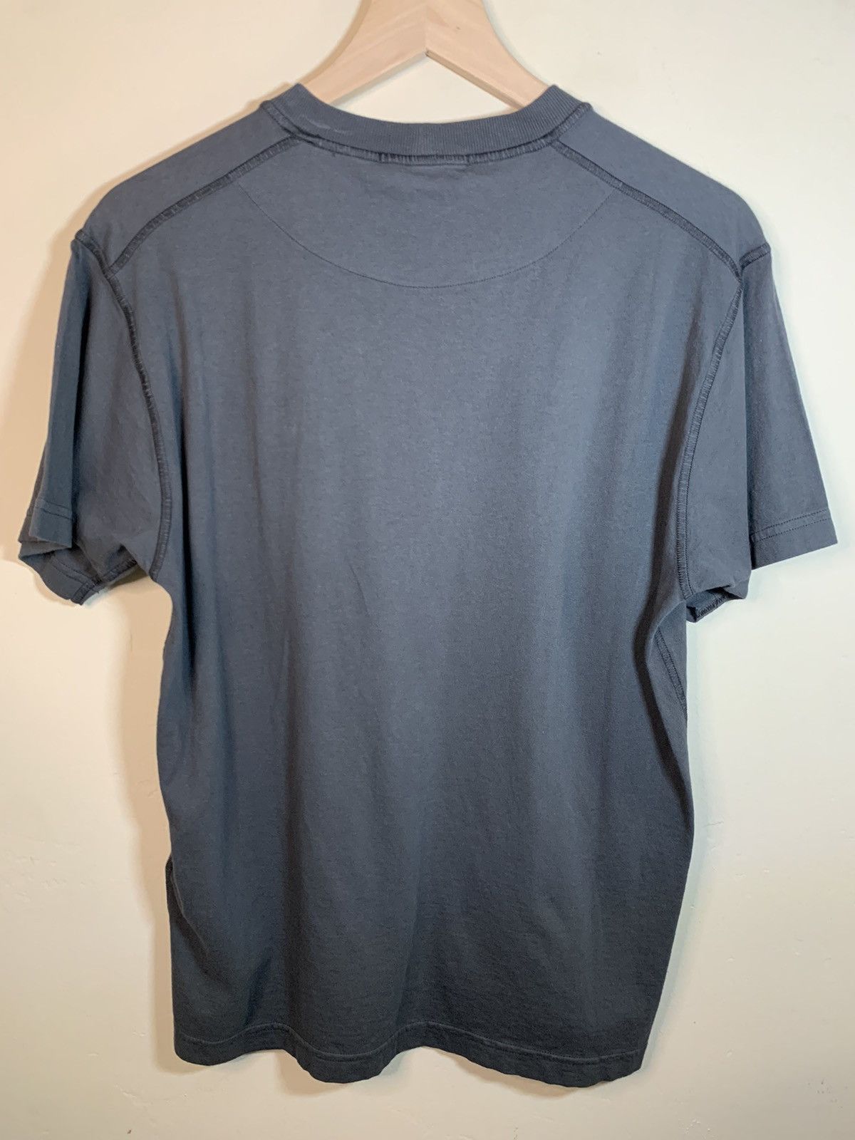 Designer × Stone Island *RARE* New Stone Island Raw Seam Stitched Logo T-Shirt - M Size US M / EU 48-50 / 2 - 3 Thumbnail