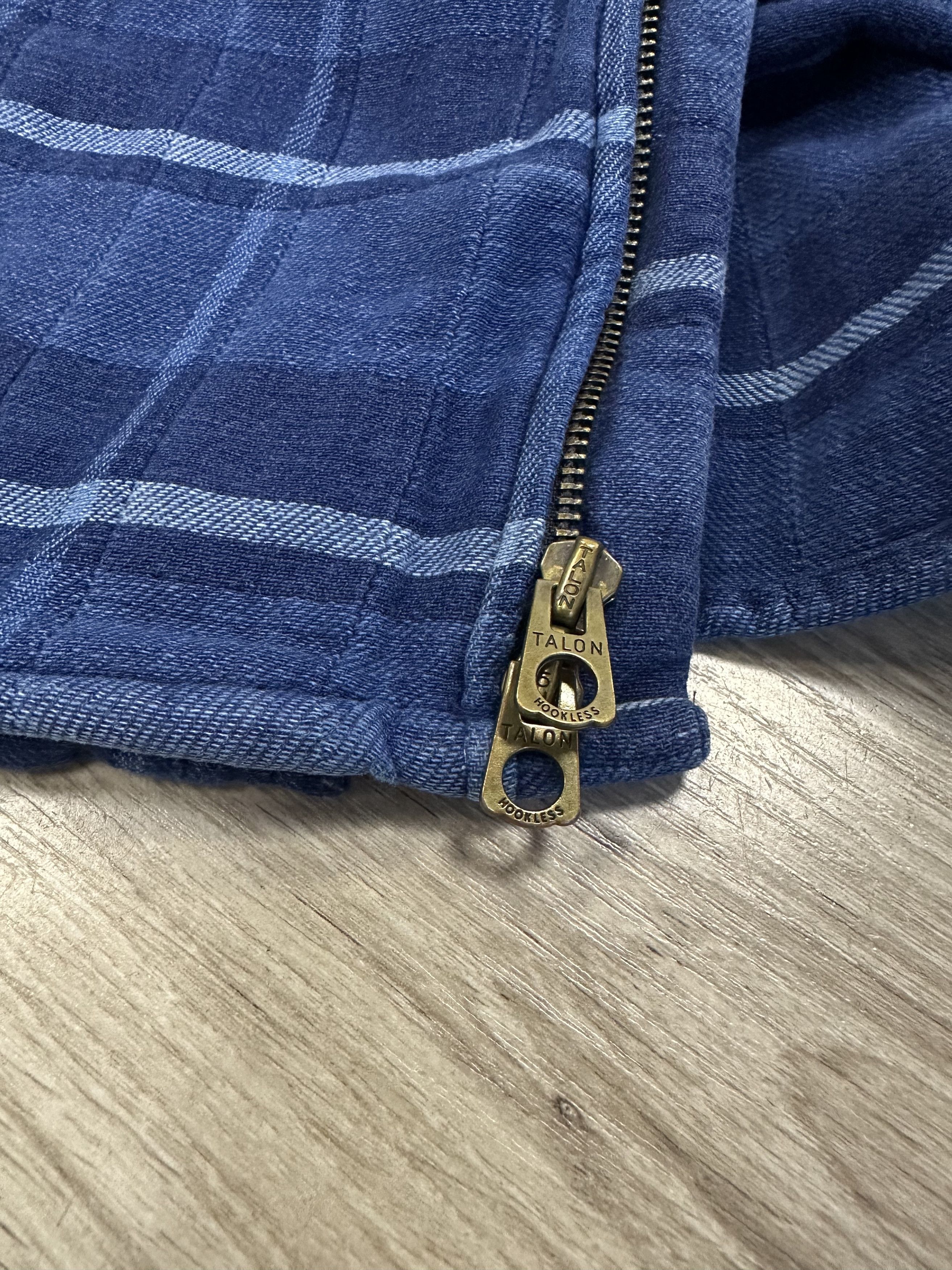 Polo Ralph Lauren Polo Ralph Lauren Indigo Checked Overshirt Jacket 5902AC Size US S / EU 44-46 / 1 - 5 Thumbnail