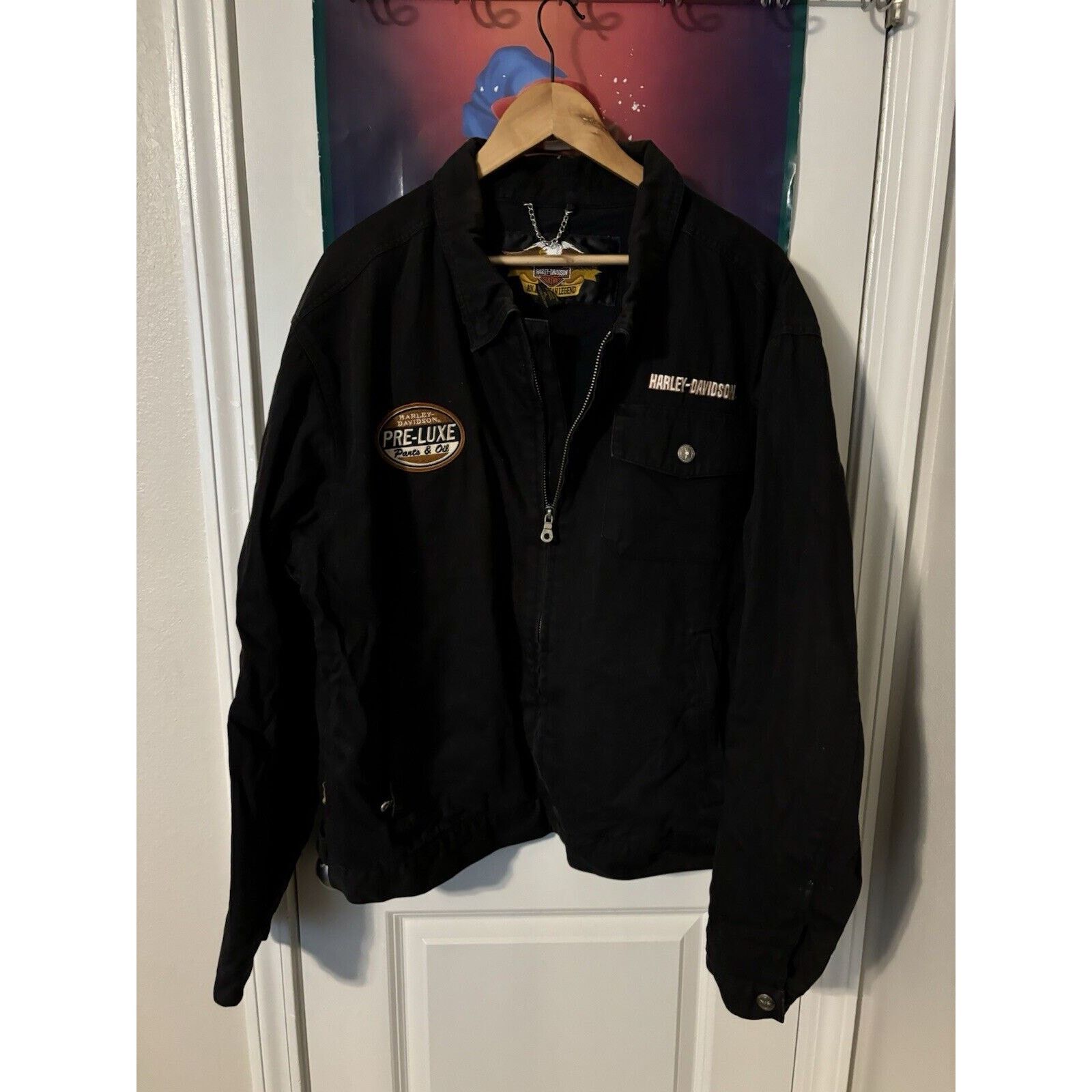 Other vintage Harley Davidson zip up motorcycle jacket black XL Size US XL / EU 56 / 4 - 1 Thumbnail
