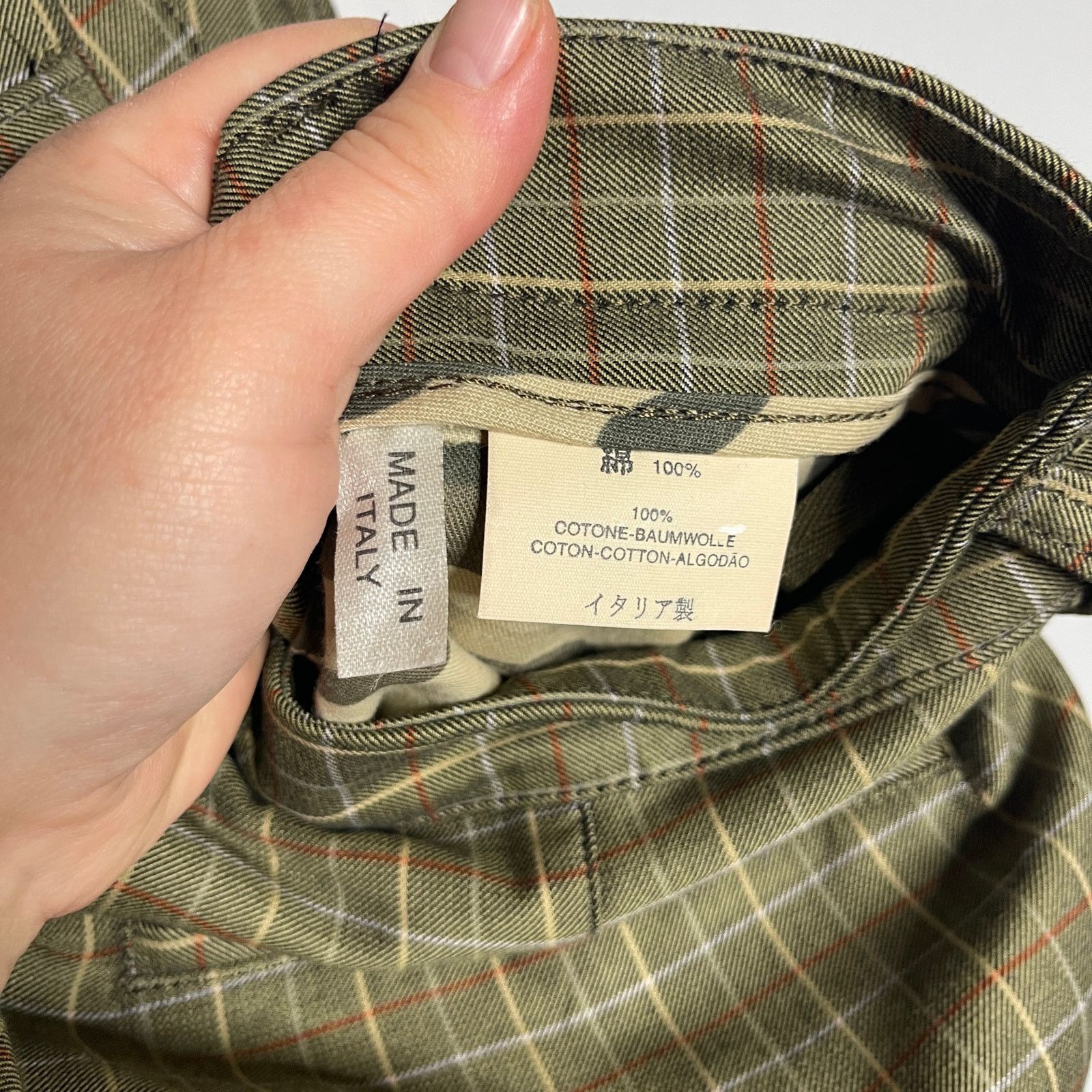 Mason's Mason’s Green plaid thick cotton chino pants IT 52 US 36x34 Size US 36 / EU 52 - 8 Thumbnail