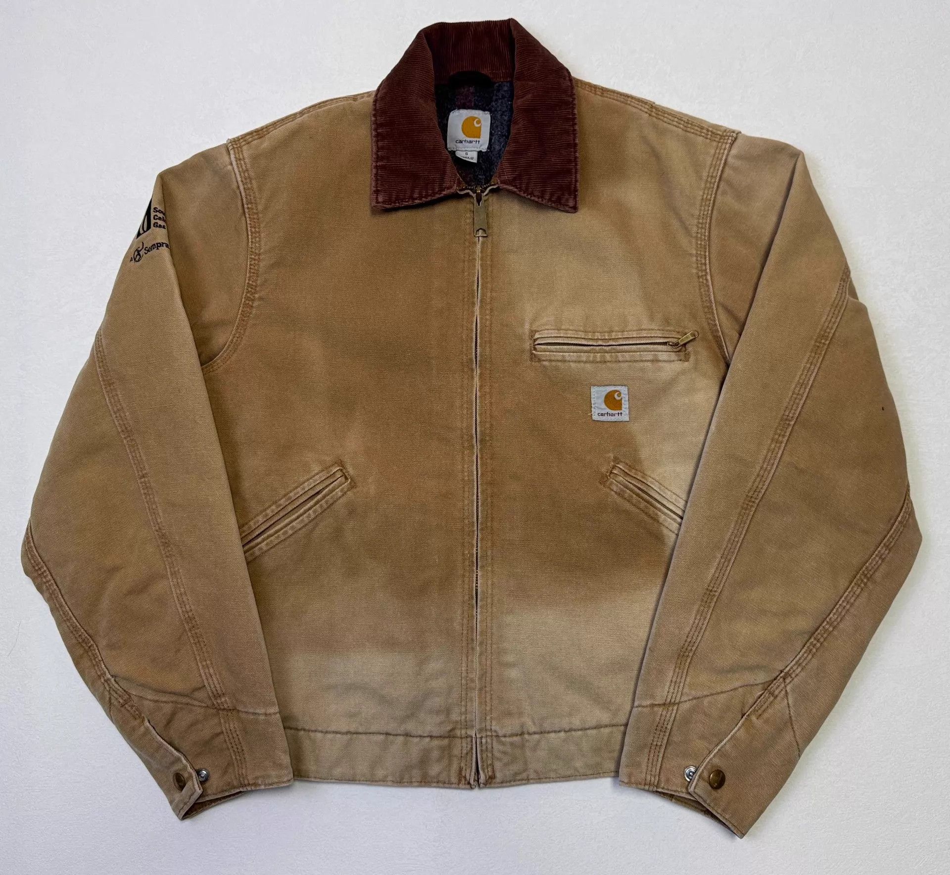 Carhartt Carhartt RNJ001 S Brown Detroit Jacket Interstellar Size US S / EU 44-46 / 1 - 2 Thumbnail
